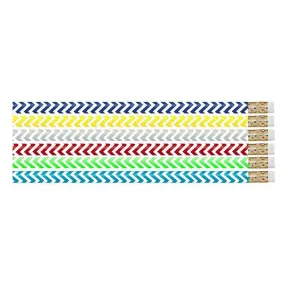 (12 Dz) Chevron Chic Pencils