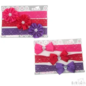 3 PACK BRIGHT HEADBANDS: HB53