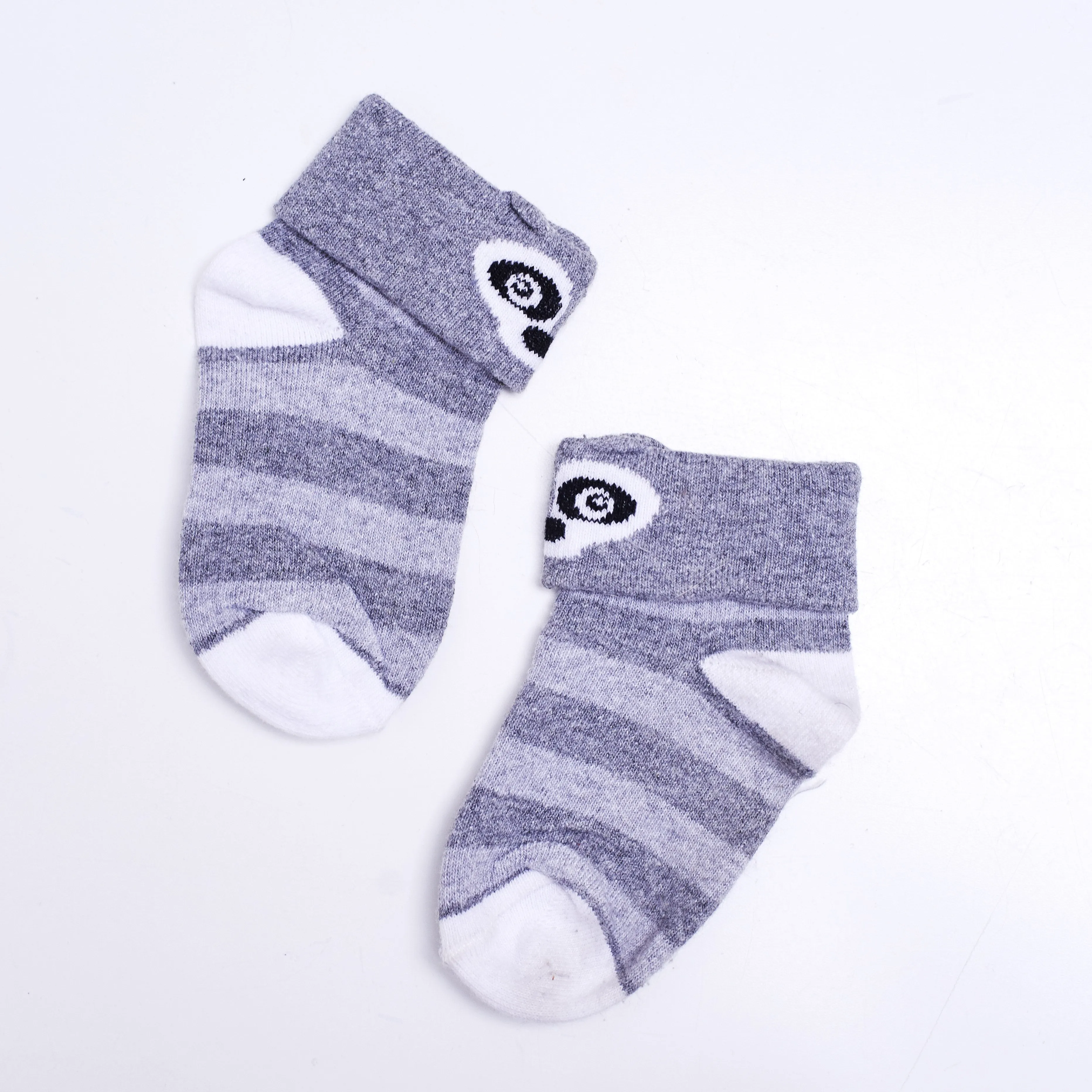 3 Pairs of 3D Animal Socks - Penny Penguin, Funky Monkey & Benji Badger