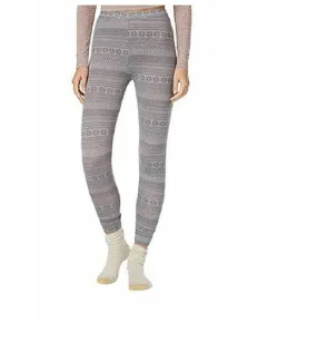 32 Degrees Women's Anti-Odor Knit Printed Leggings, Gray Fairisle, L