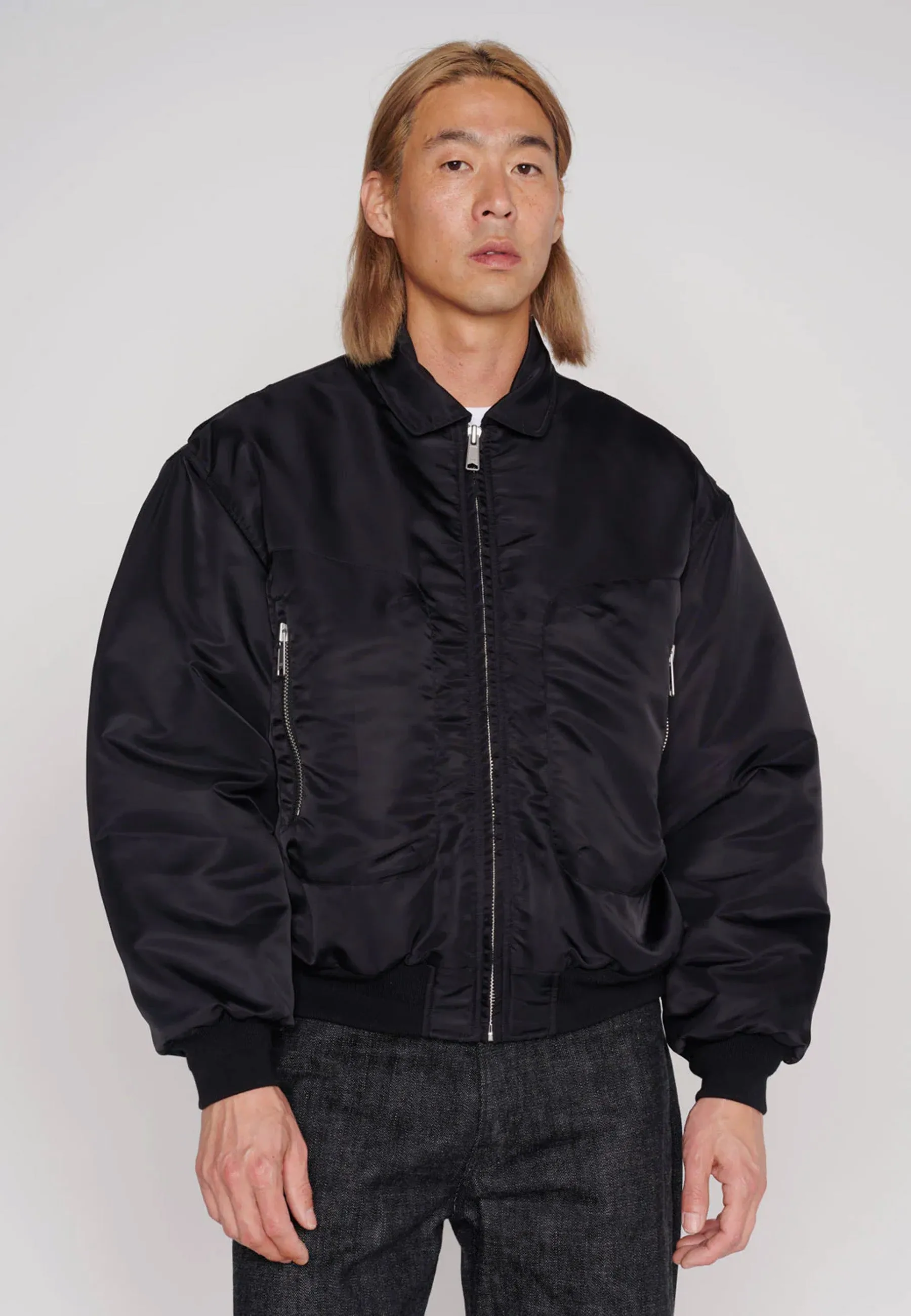 3D Flight Jacket - Black