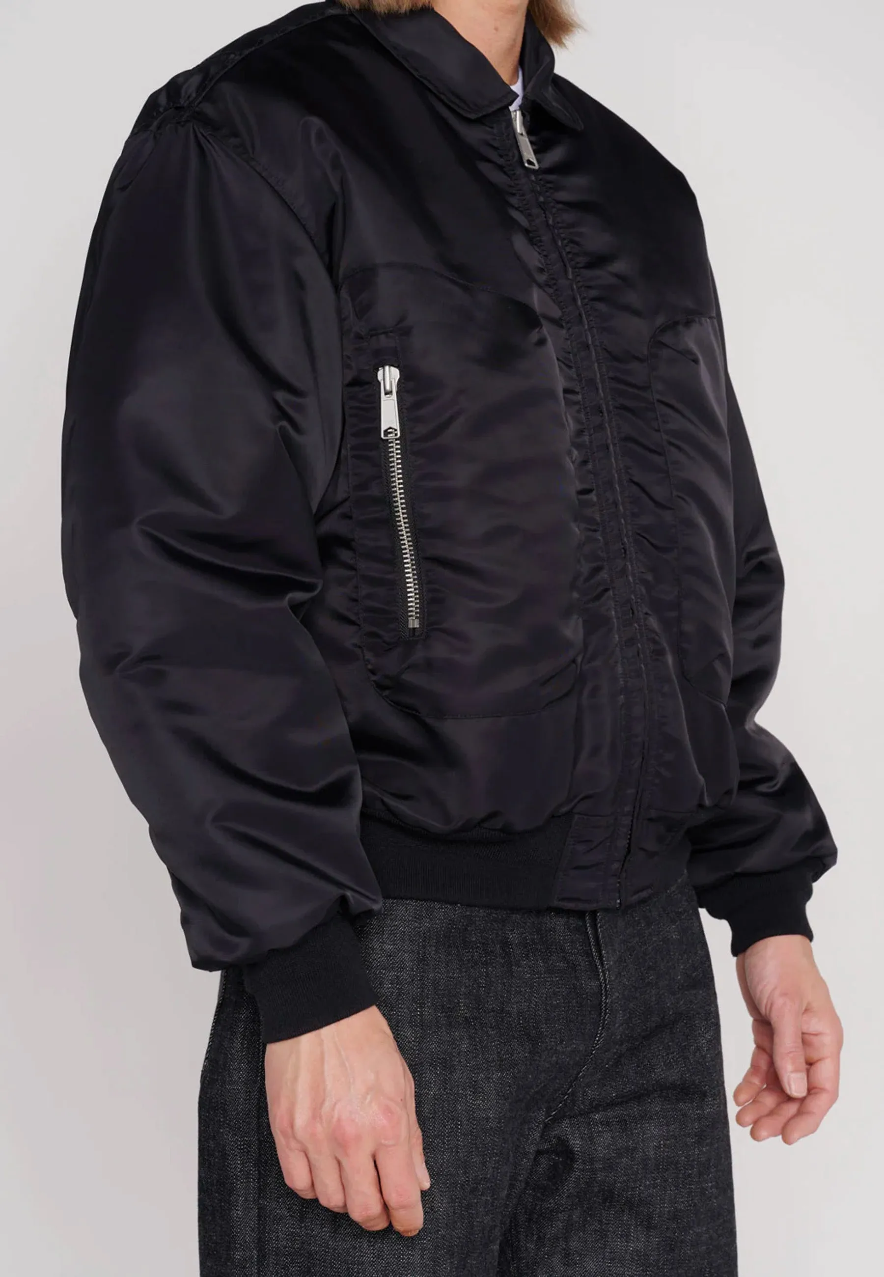 3D Flight Jacket - Black