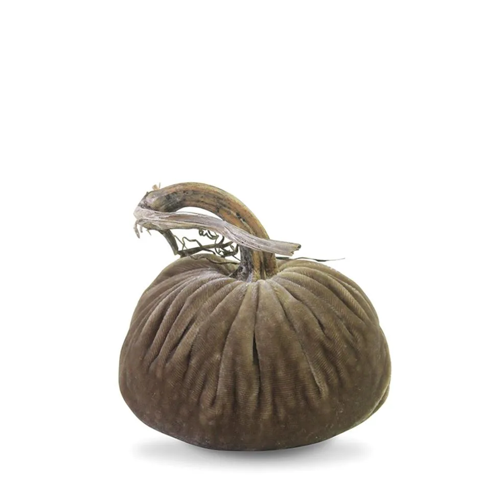 8" Velvet Pumpkin