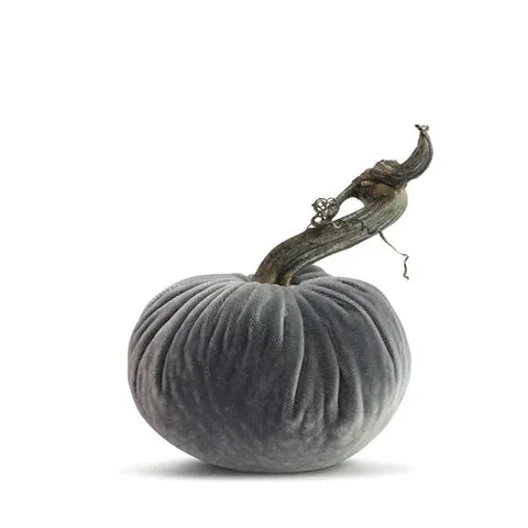 8" Velvet Pumpkin