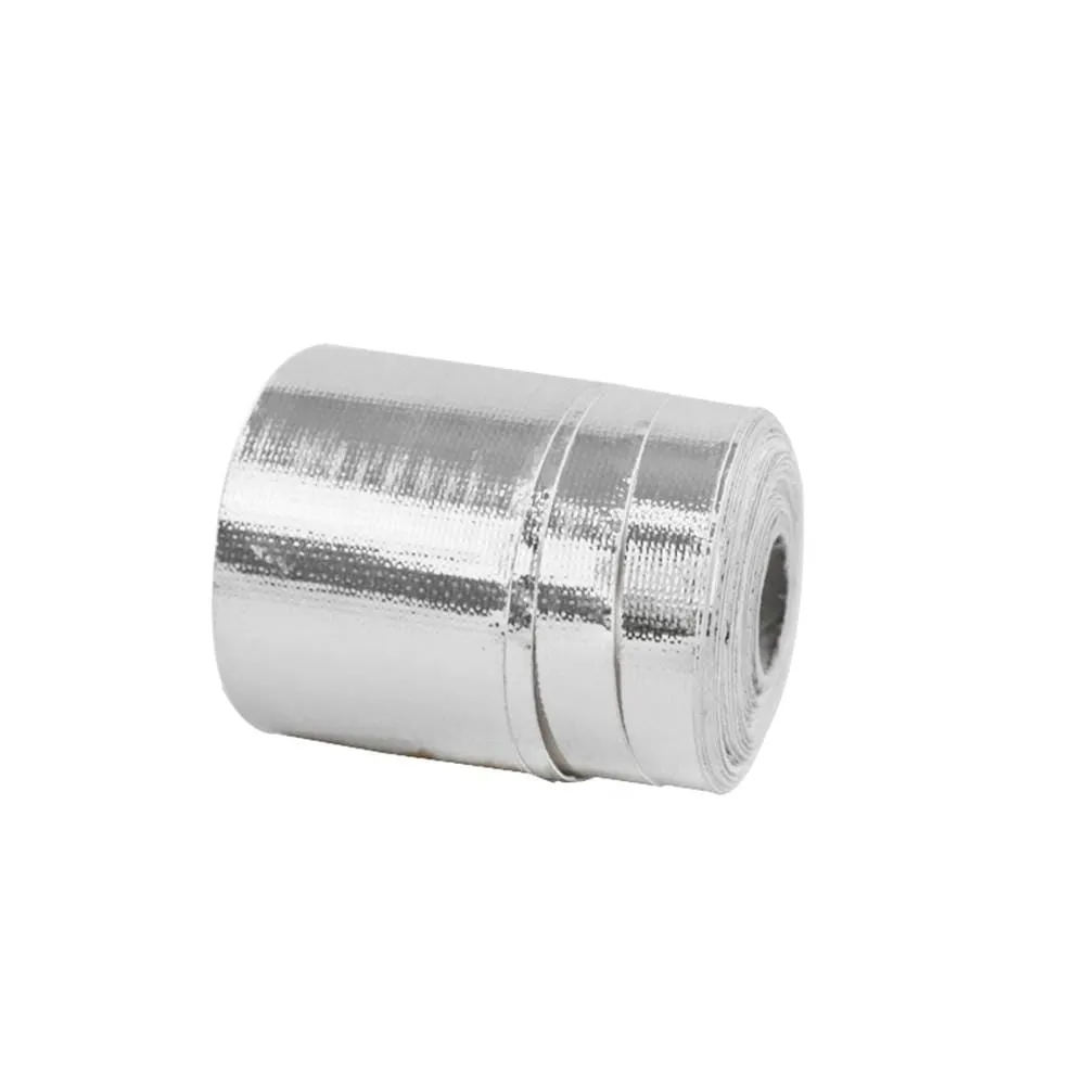 A Gold Car Thermal Exhaust Tape Air Intake Heat Insulation Shield Wrap 50mm Reflective Heat Barrier Self Adhesive Engine 5/10M