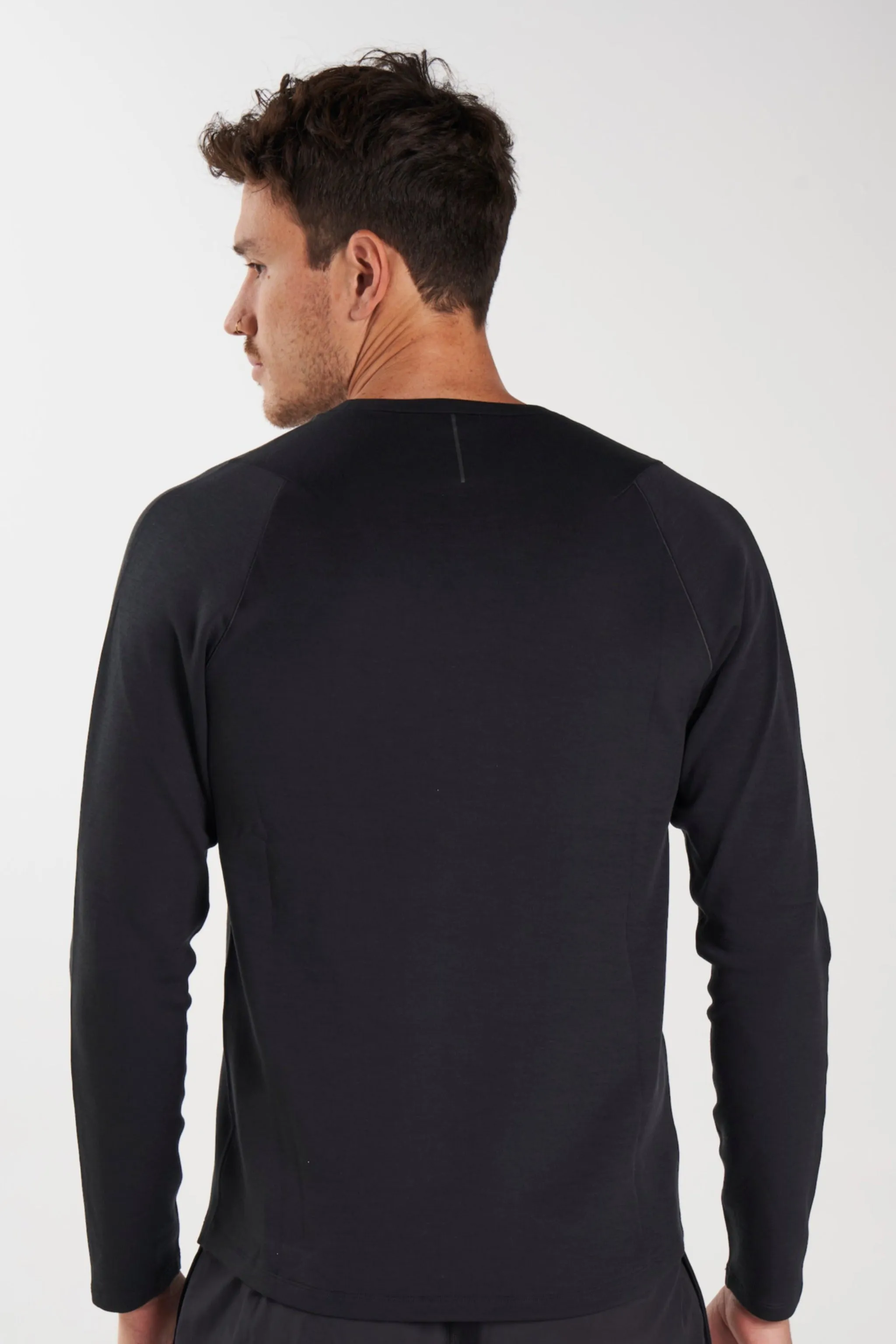 ALRN Raglan Thermal Crew - Black