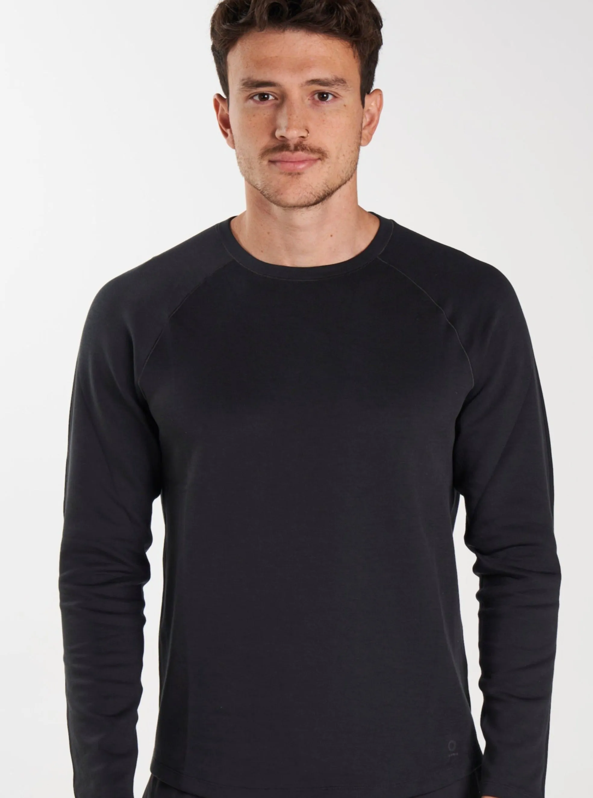 ALRN Raglan Thermal Crew - Black