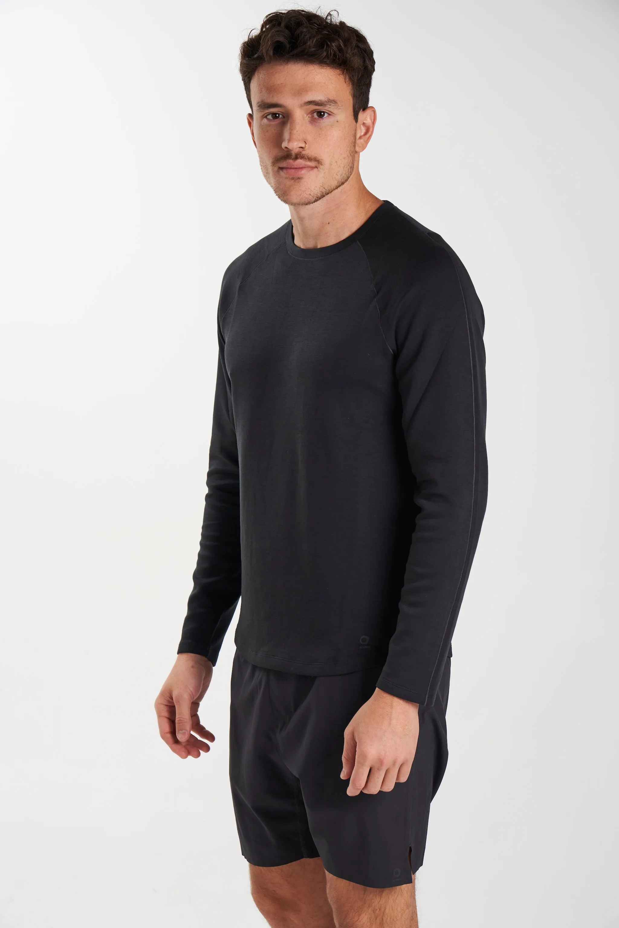 ALRN Raglan Thermal Crew - Black