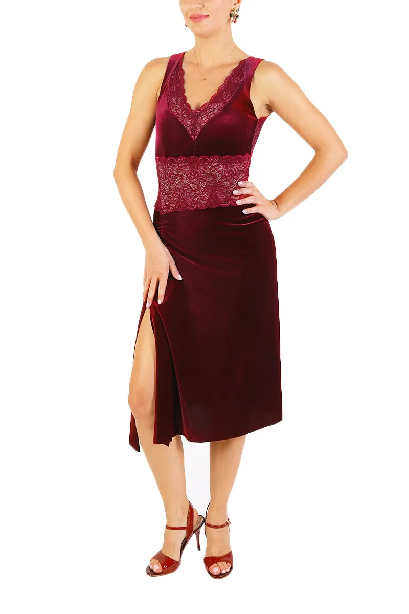 Arabella Velvet Tango Dress