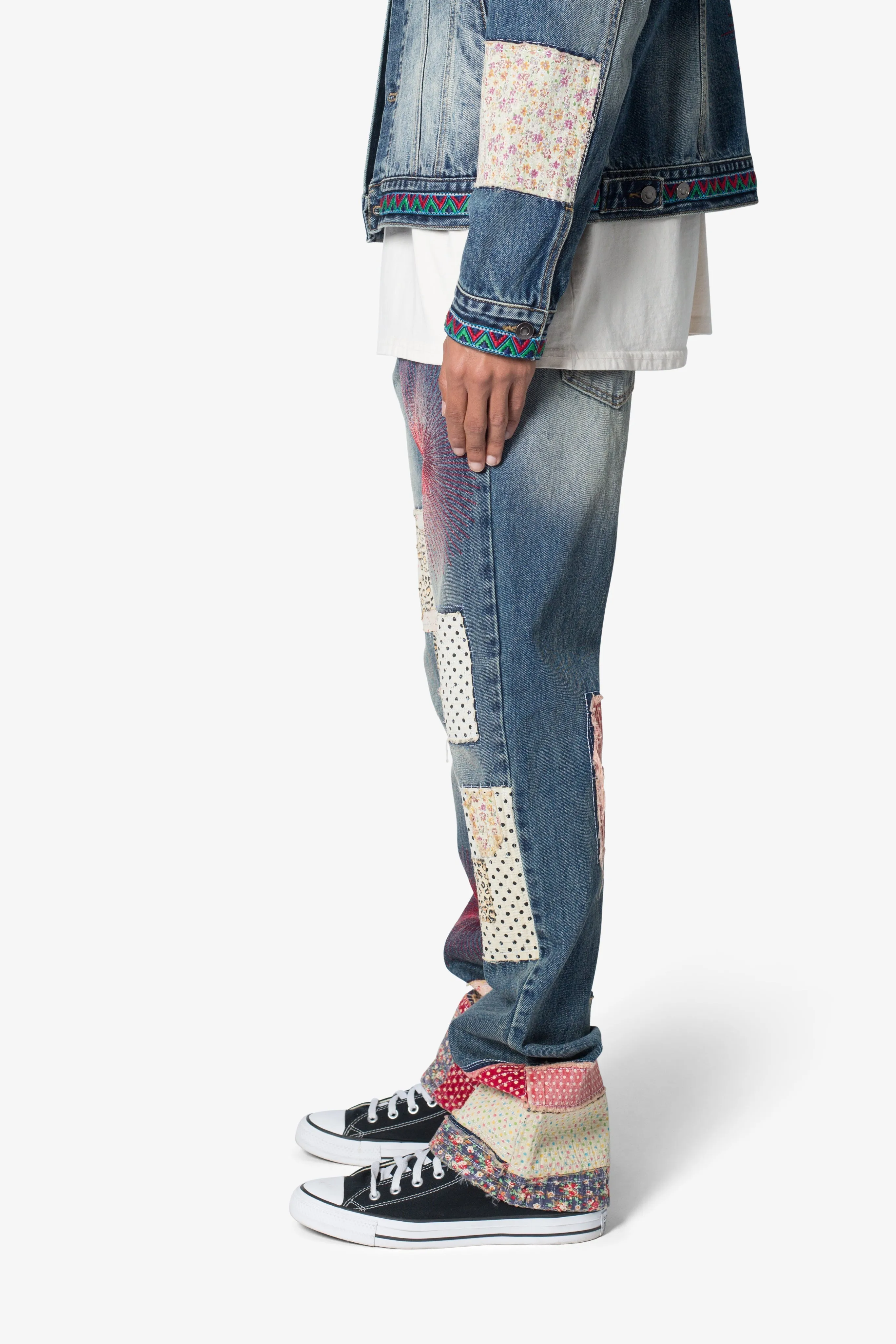 B387 Rugged Flare Denim - Multi