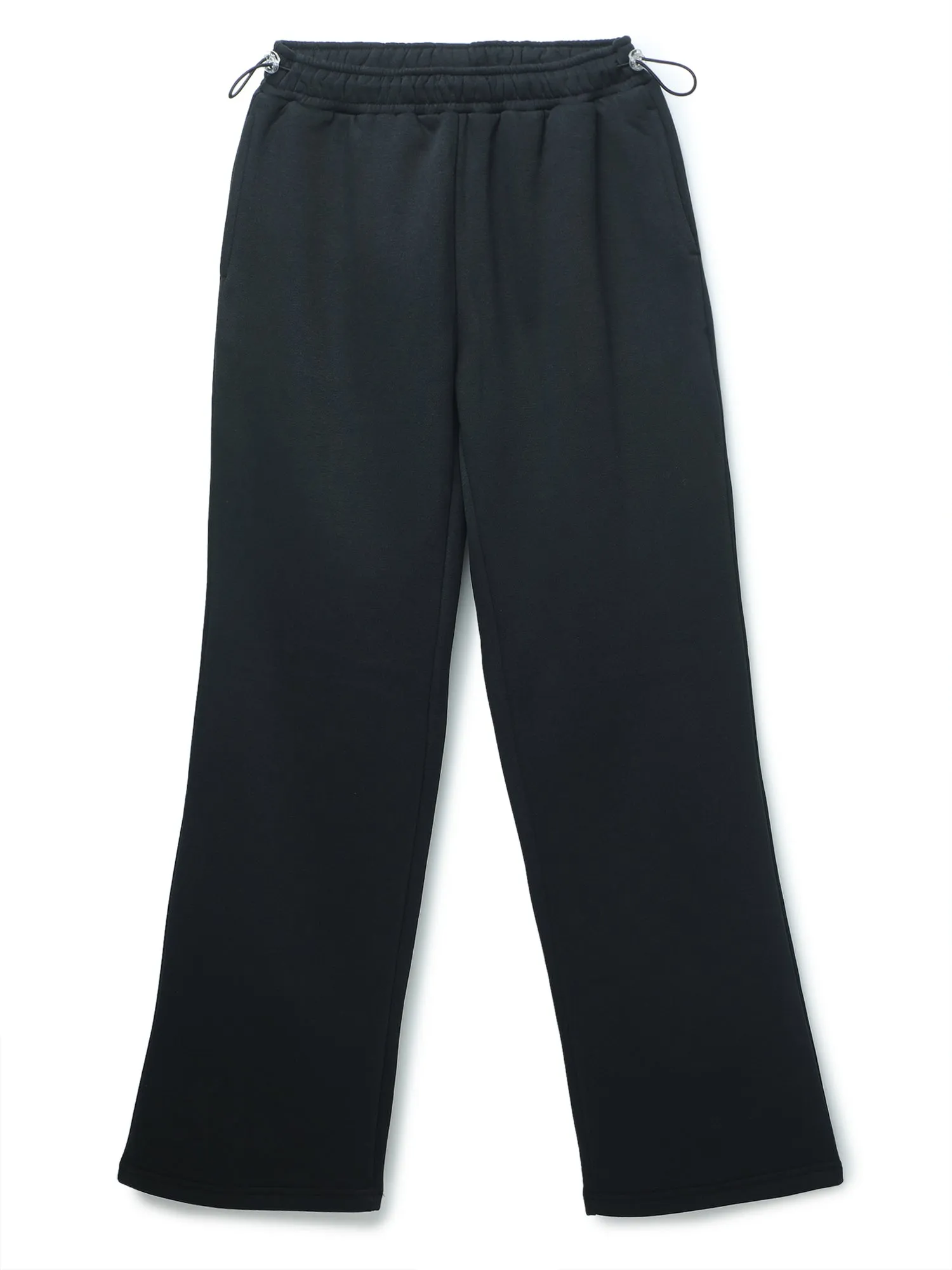 Black Relaxed Wide Leg Pants