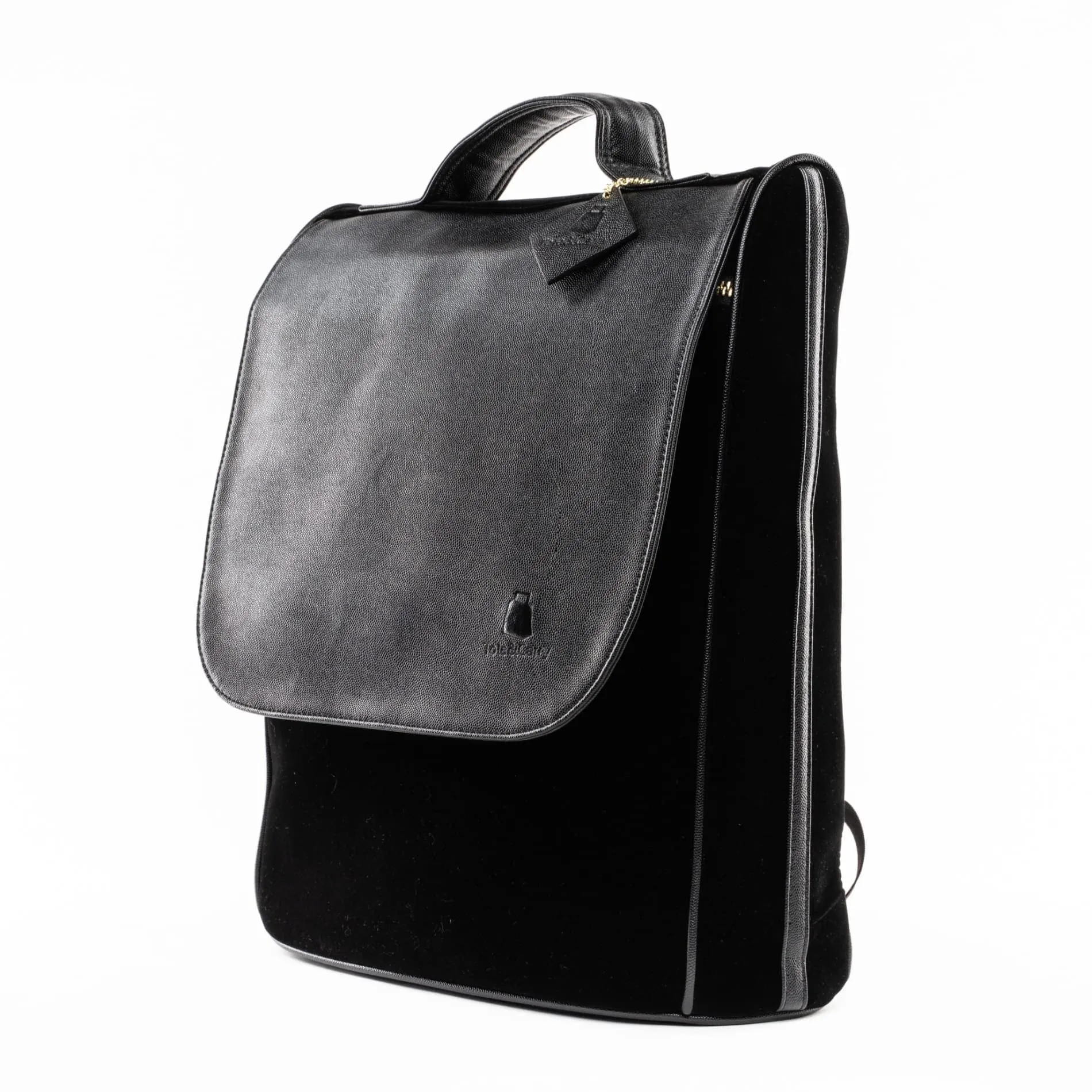 Black Velvet Backpack