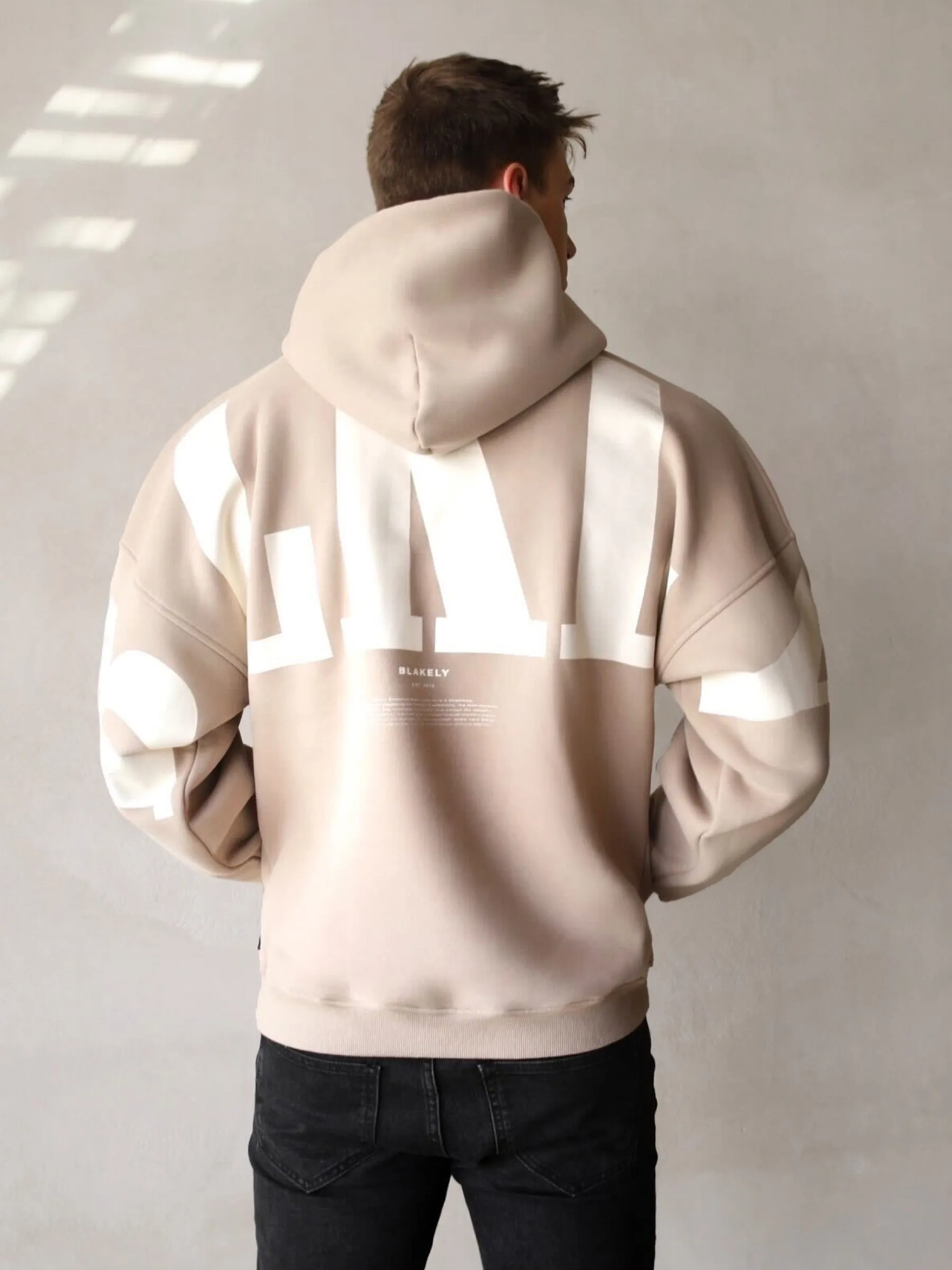 BLKLY Relaxed Hoodie - Tan