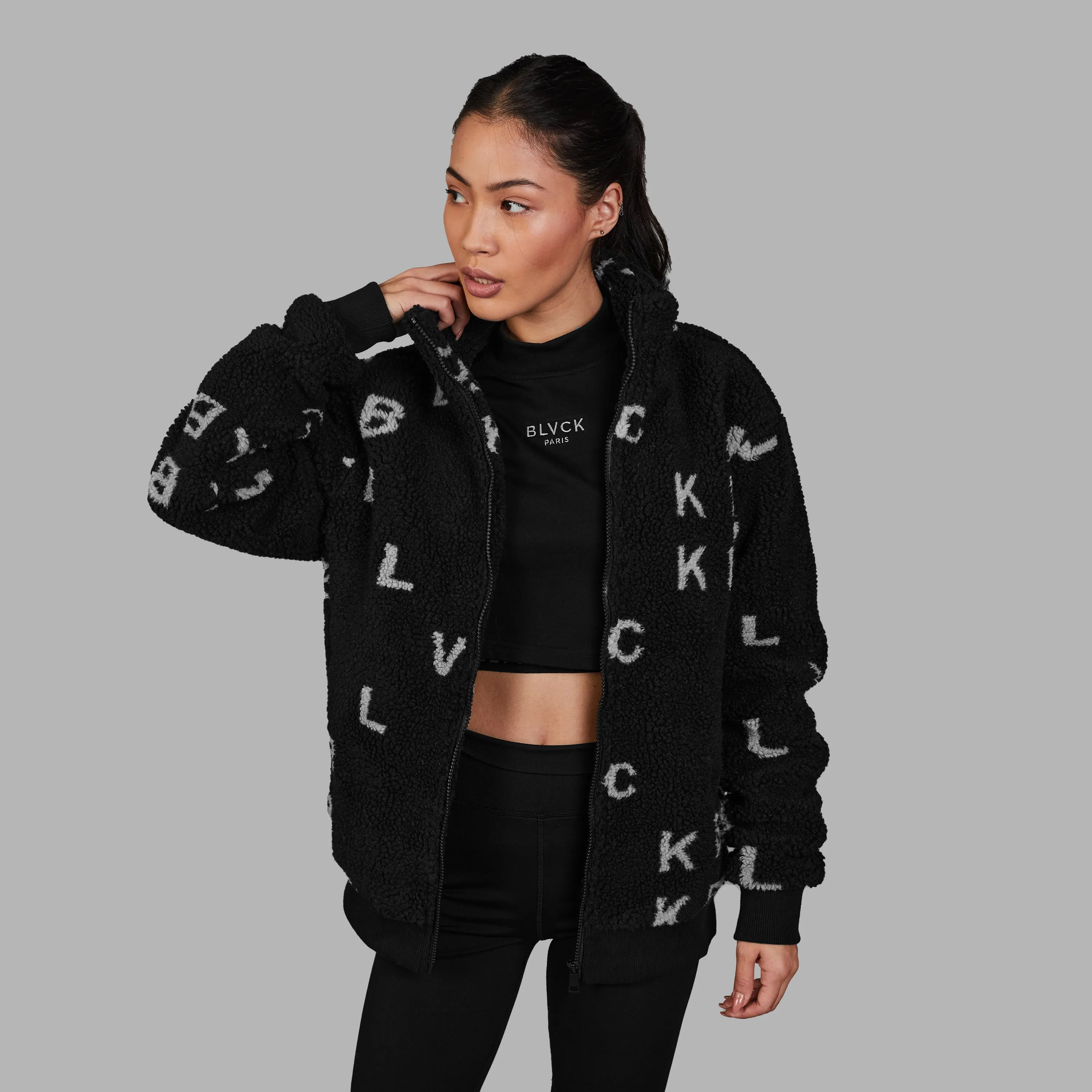 Blvck 'Monogram' Fleece Jacket