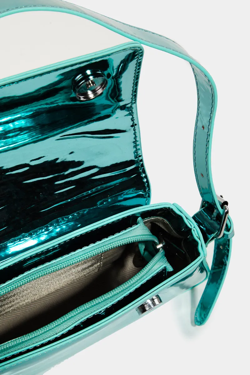 Bolso Metallic Chic Mint