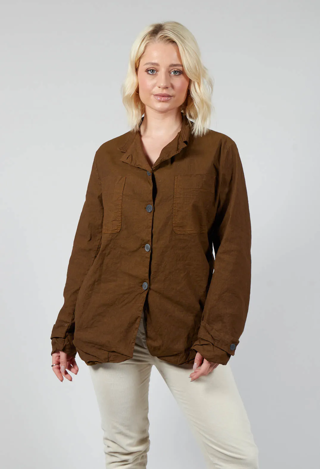 Boxy Jacket in Oliva