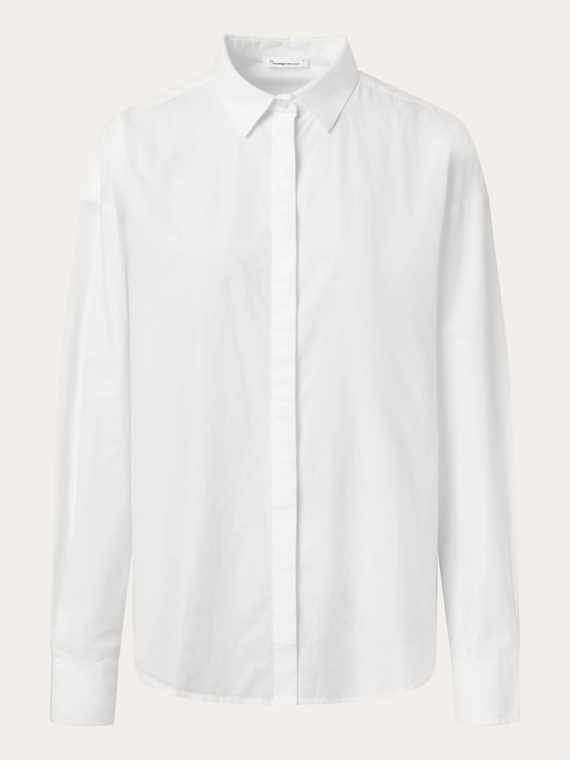 Boxy poplin Shirt - Bright White