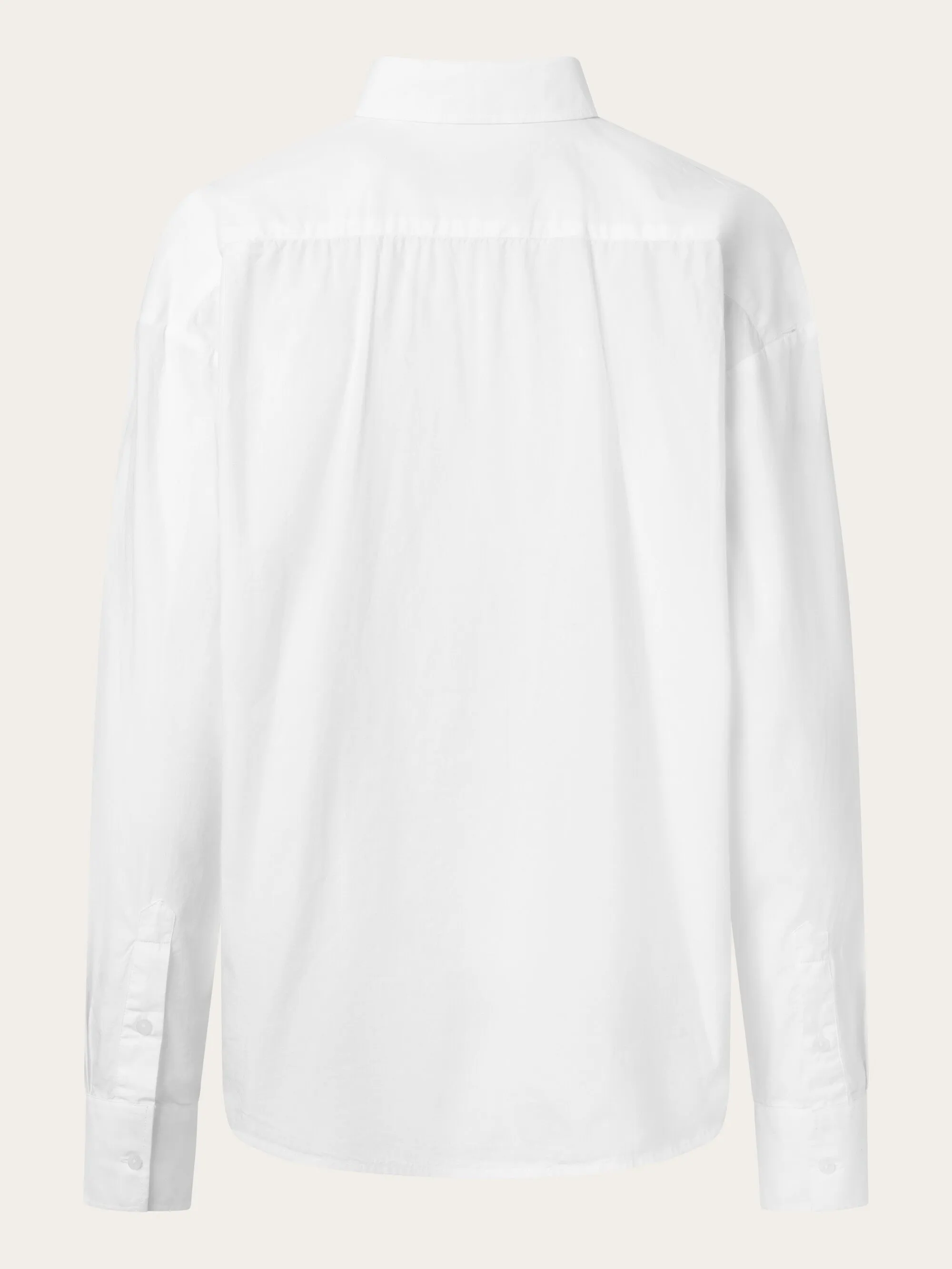 Boxy poplin Shirt - Bright White