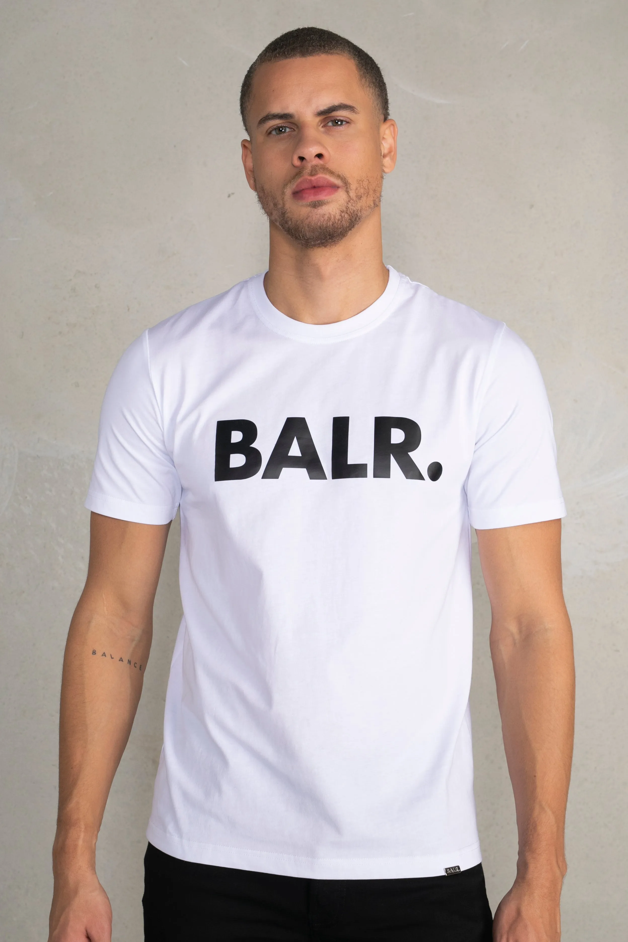 Brand Straight T-Shirt Bright White