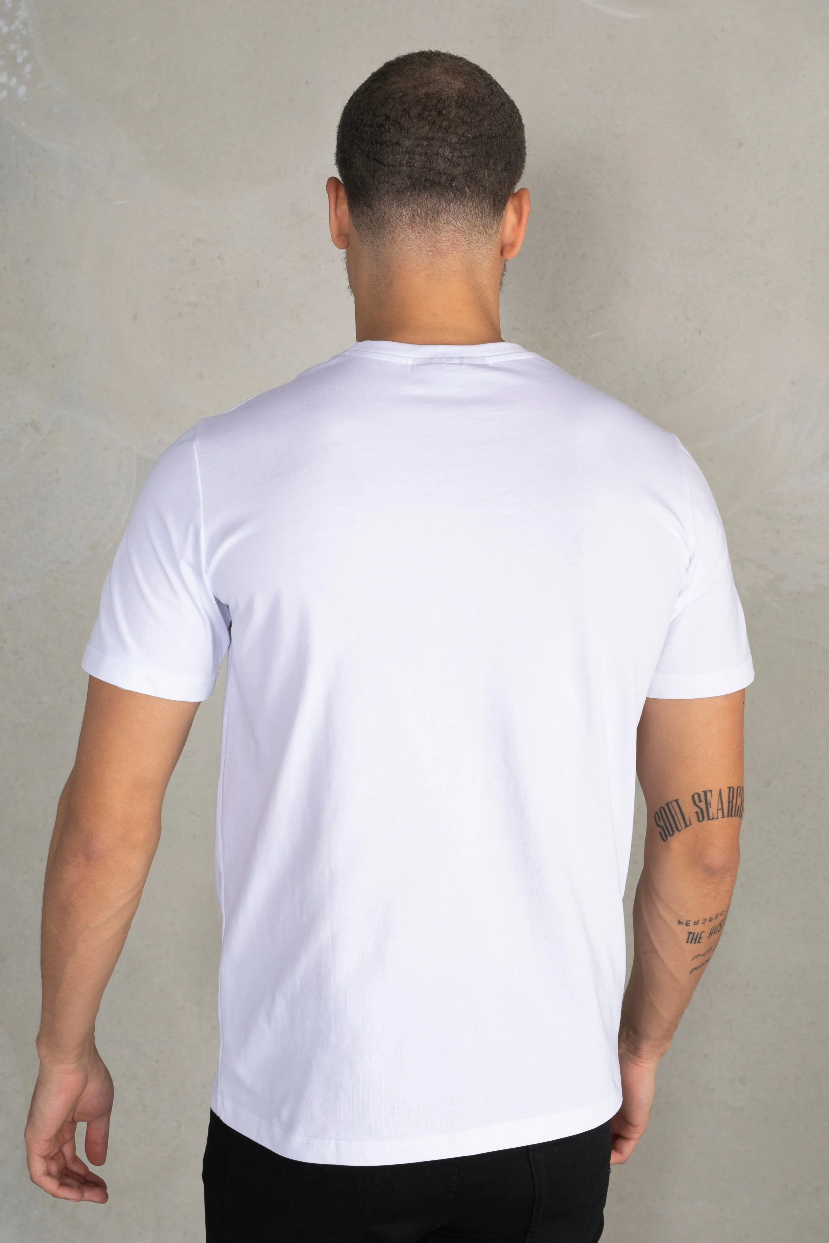 Brand Straight T-Shirt Bright White