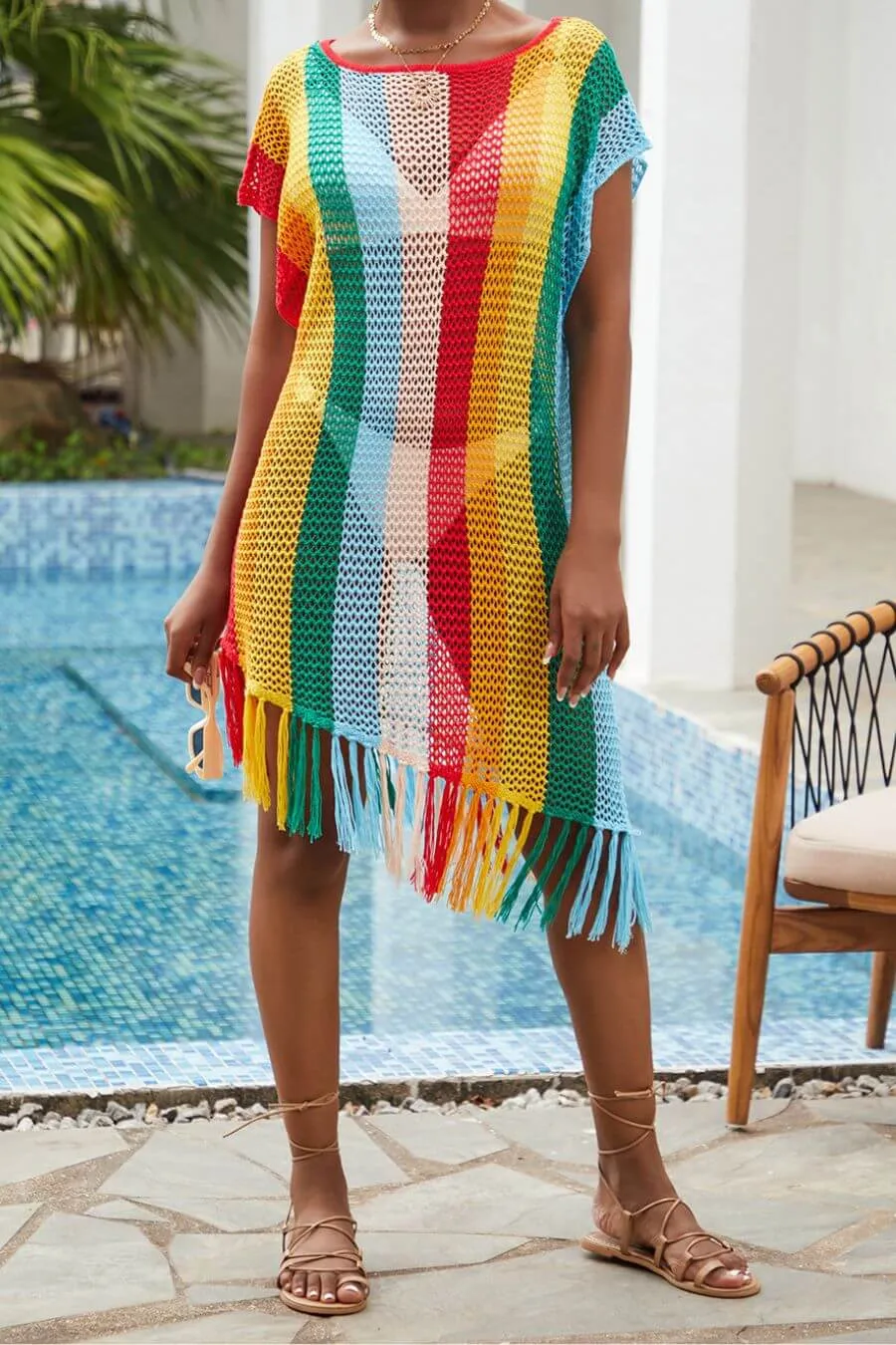 Bright Tassel Cover Up