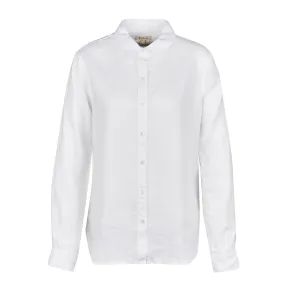 Camicia Donna Barbour Marine Relaxed Bianco