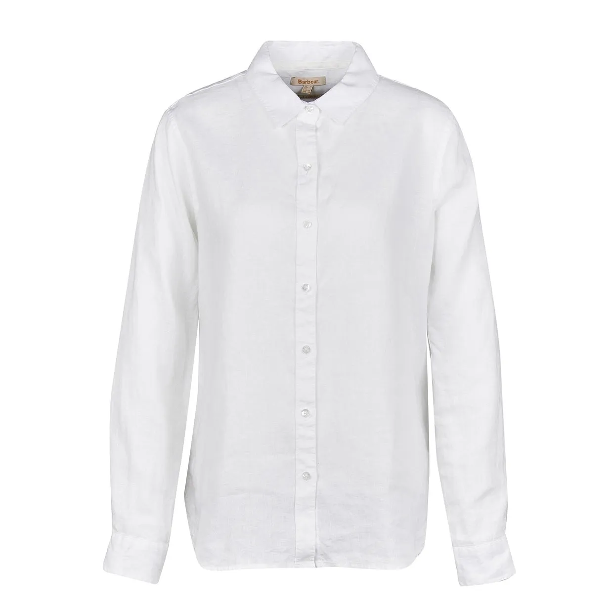 Camicia Donna Barbour Marine Relaxed Bianco