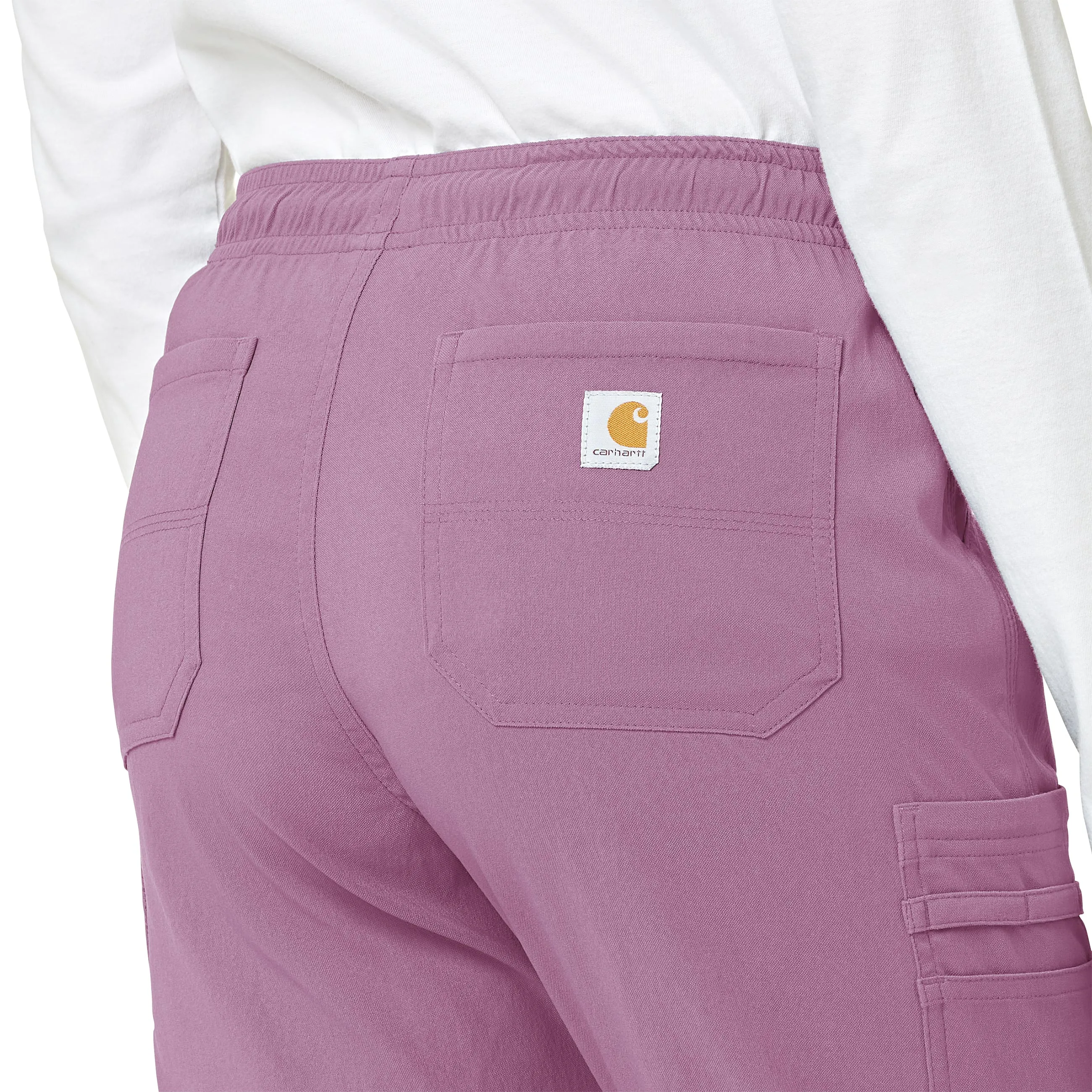 Carhartt Rugged Flex Peak Women's Cargo Jogger Scrub Pant - Thistle