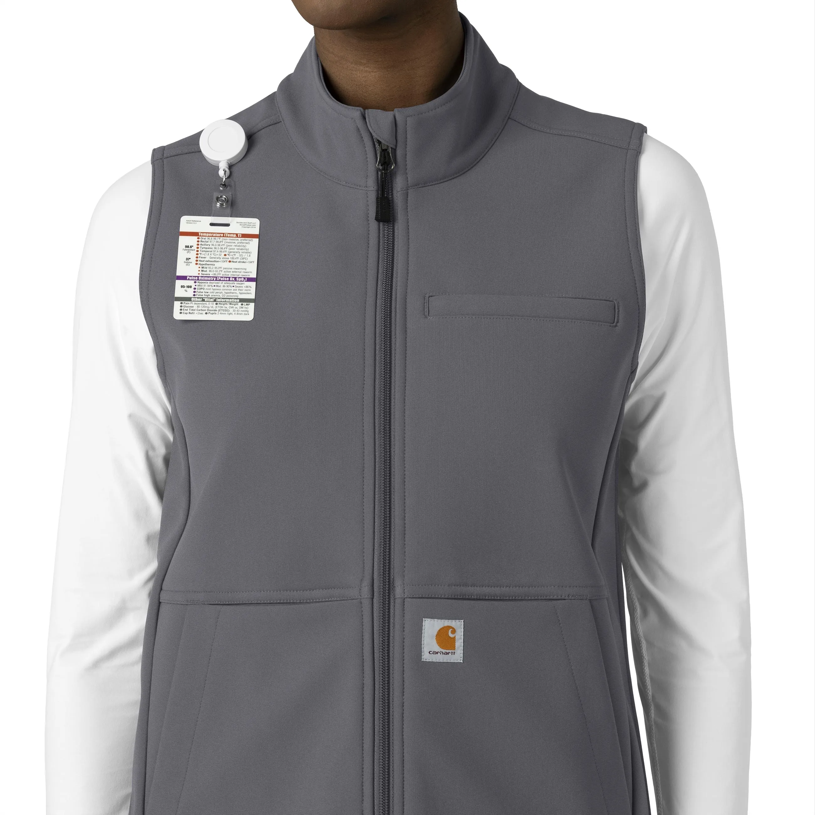 Carhartt Rugged Flex Women's Bonded Fleece Vest - Pewter