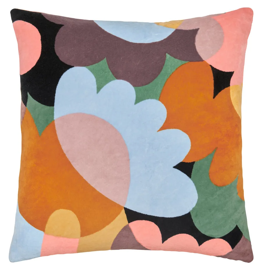 Castle Harlequin Velvet Cushion