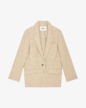 CHARLYNE graphic wool Jacket