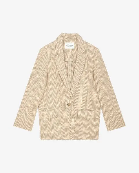 CHARLYNE graphic wool Jacket