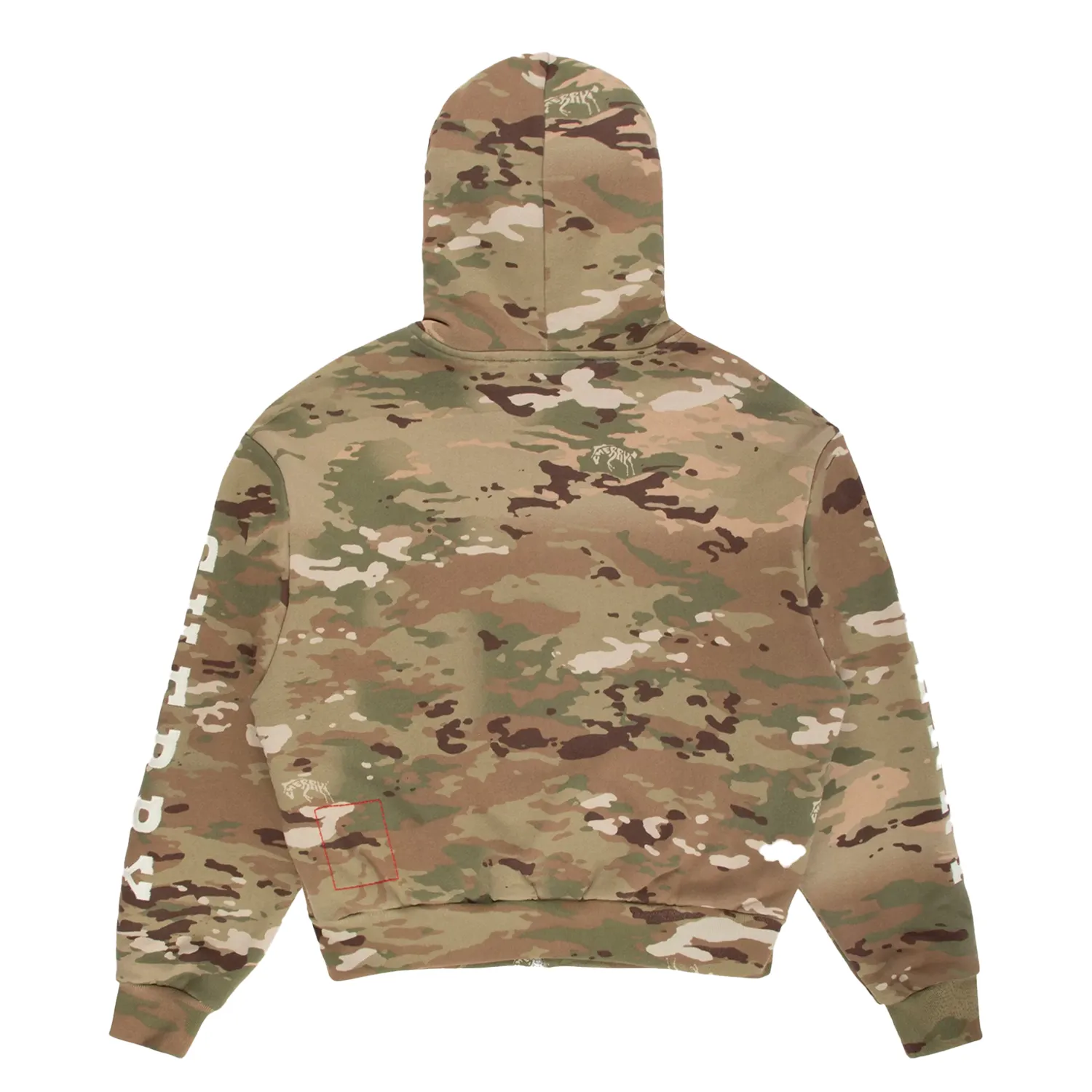 Cherry LA Thermal Zip-Up Sweatshirt Camo