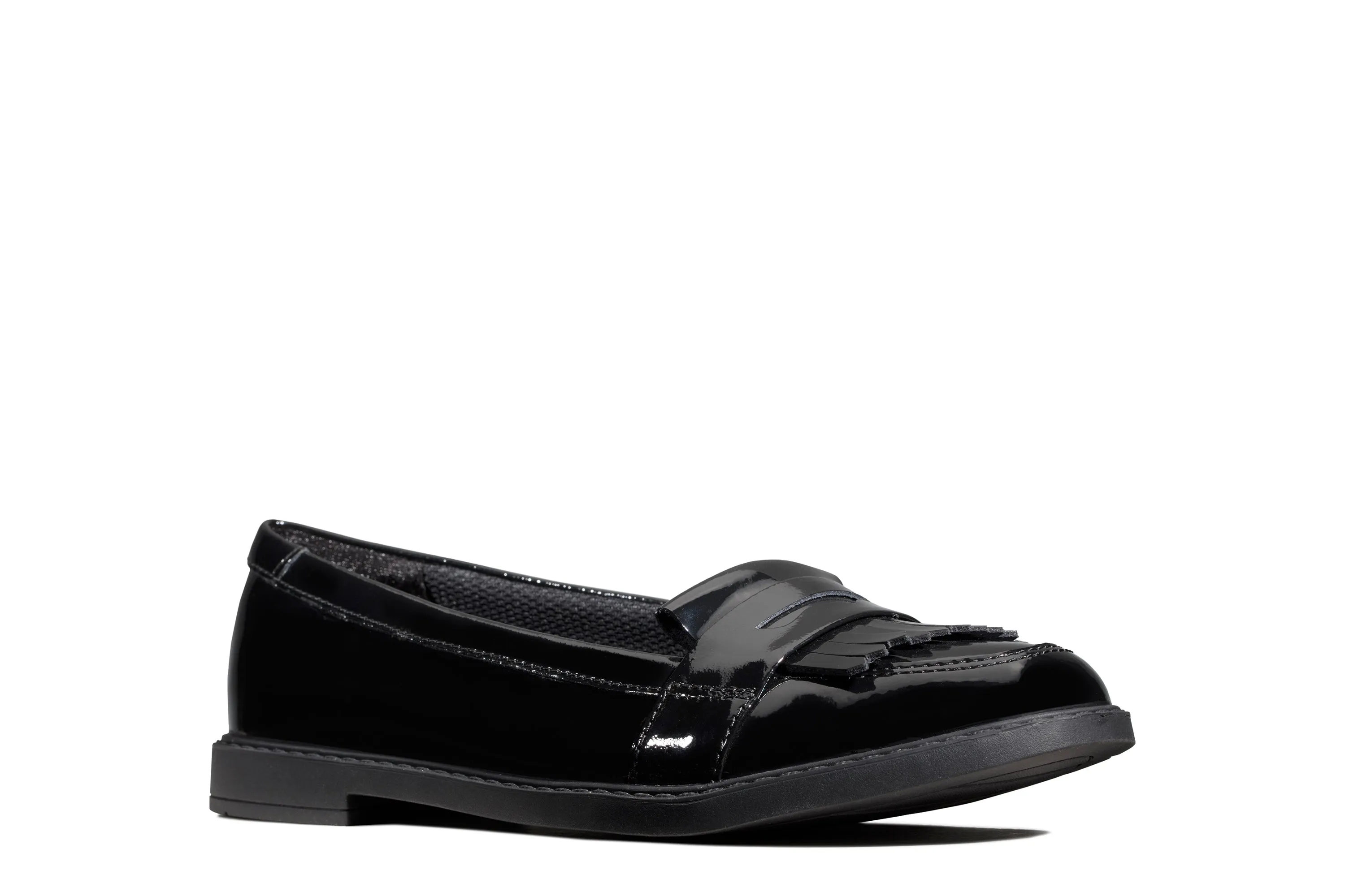 Clarks Scala Bright Youth Black Pat