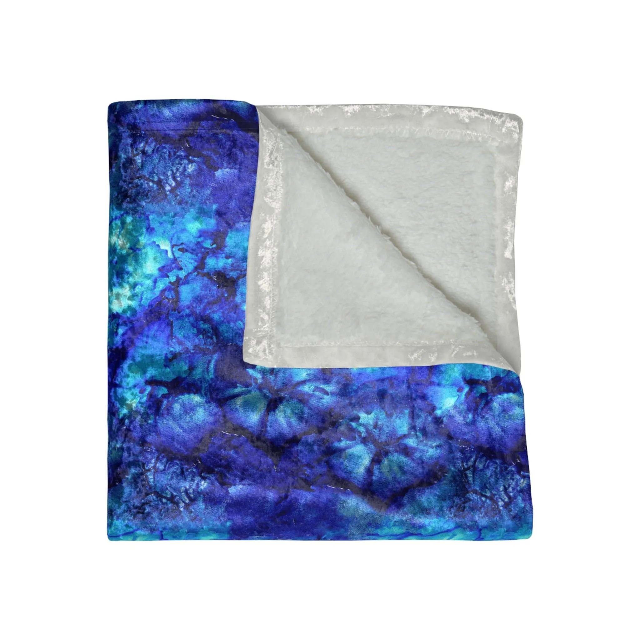 Crushed Velvet Blanket - Serenity