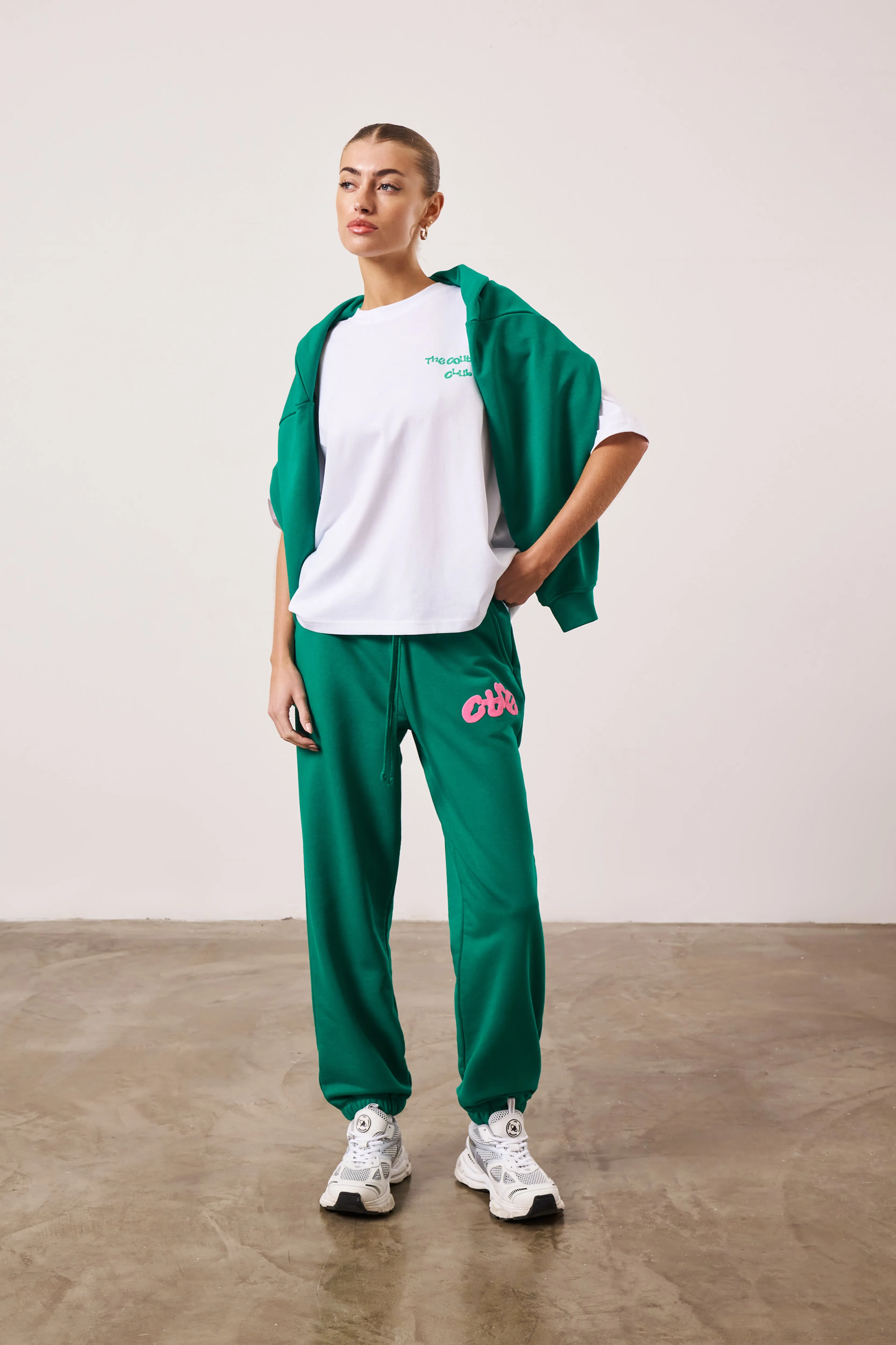 CTRE BUBBLE RELAXED JOGGERS - GREEN