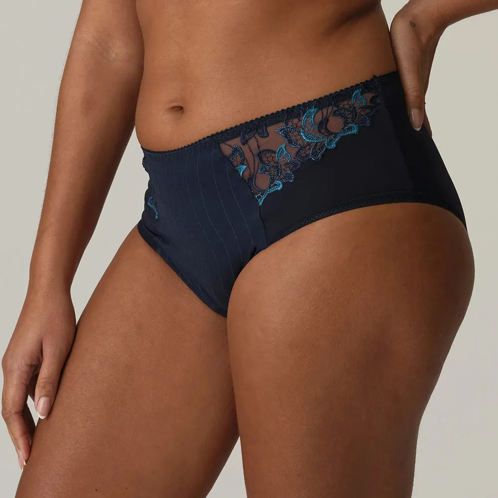 Deauville Velvet Blue Deep Brief