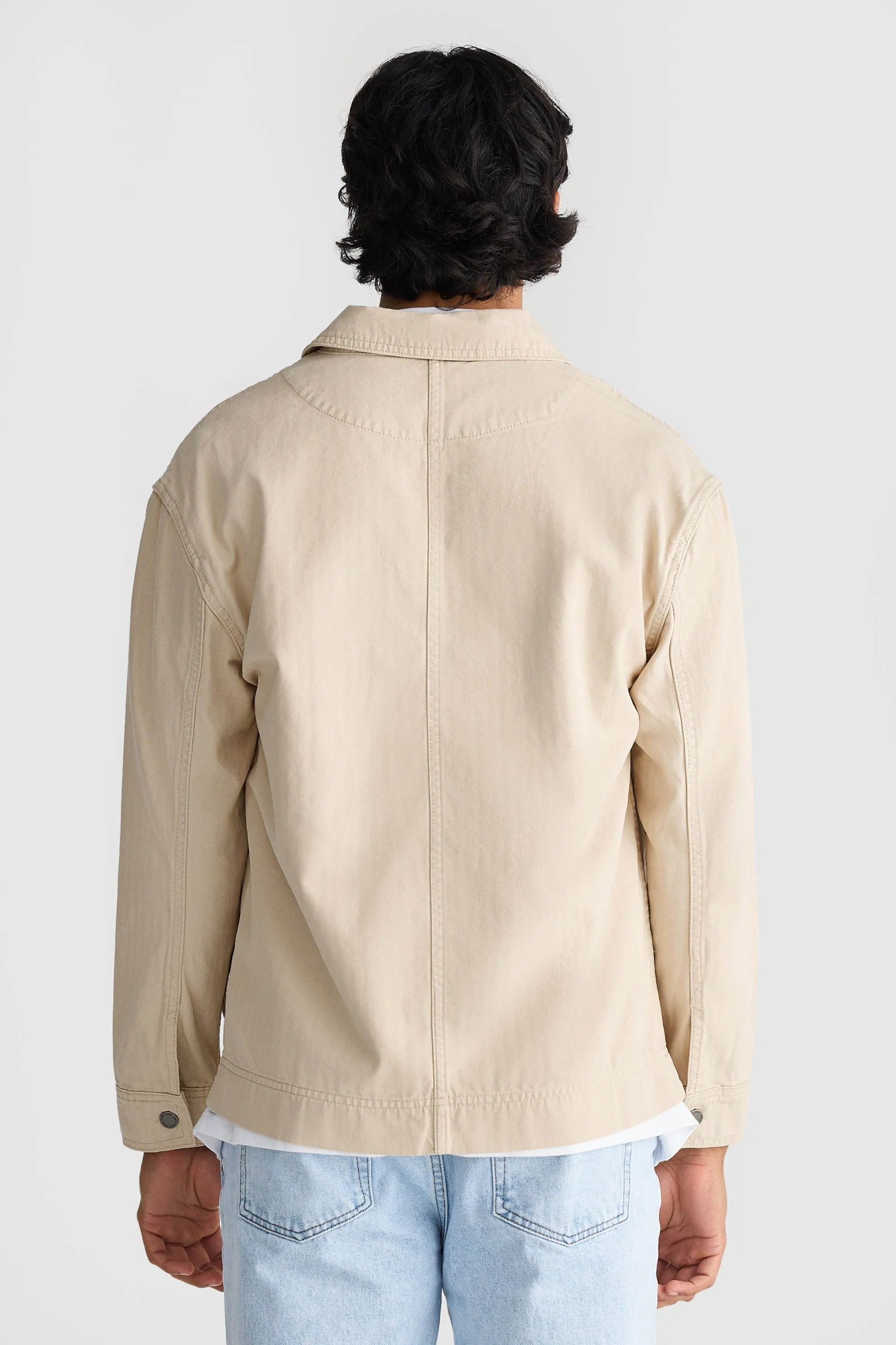 Denver Twill Jacket Bone