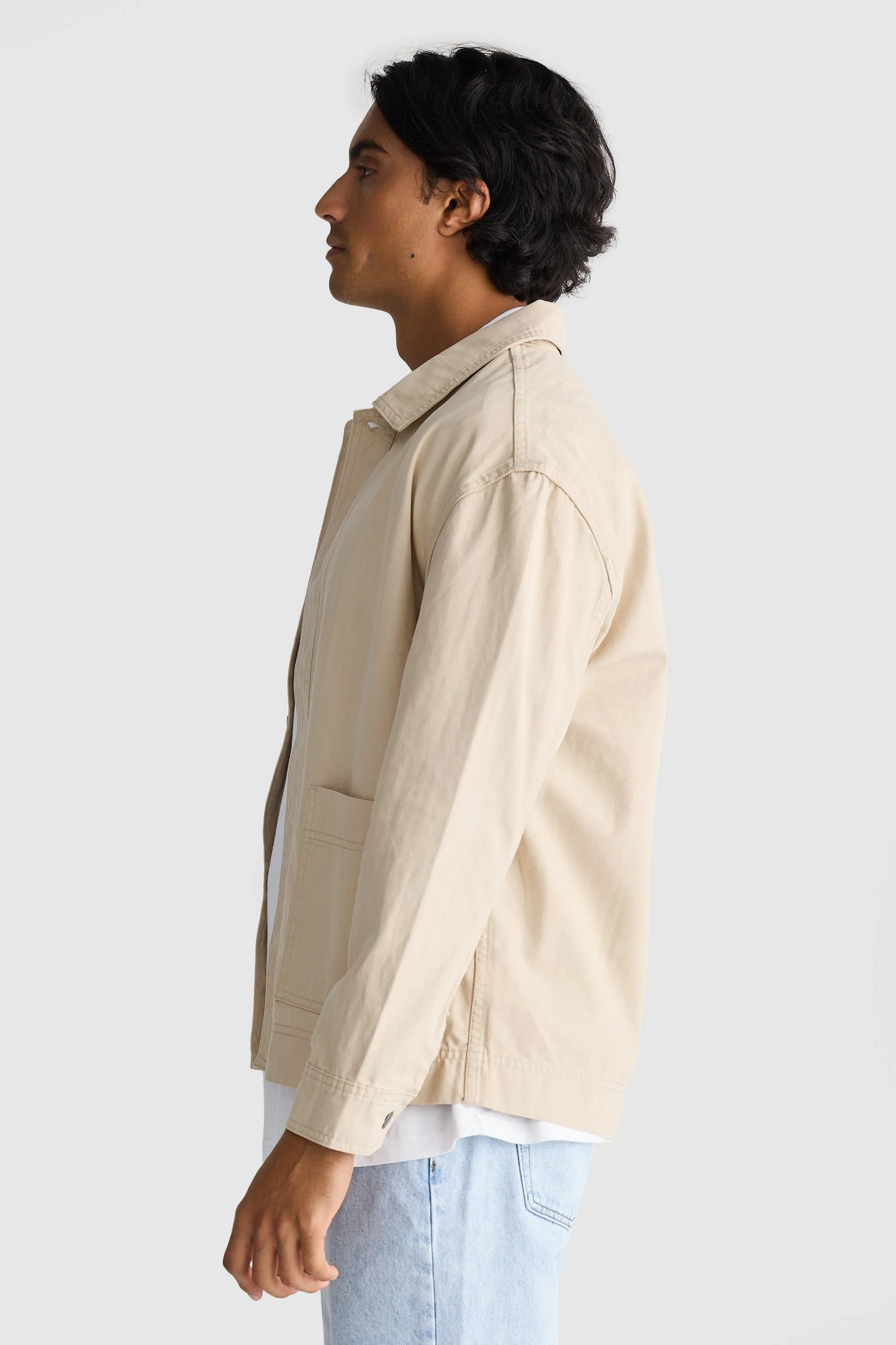 Denver Twill Jacket Bone