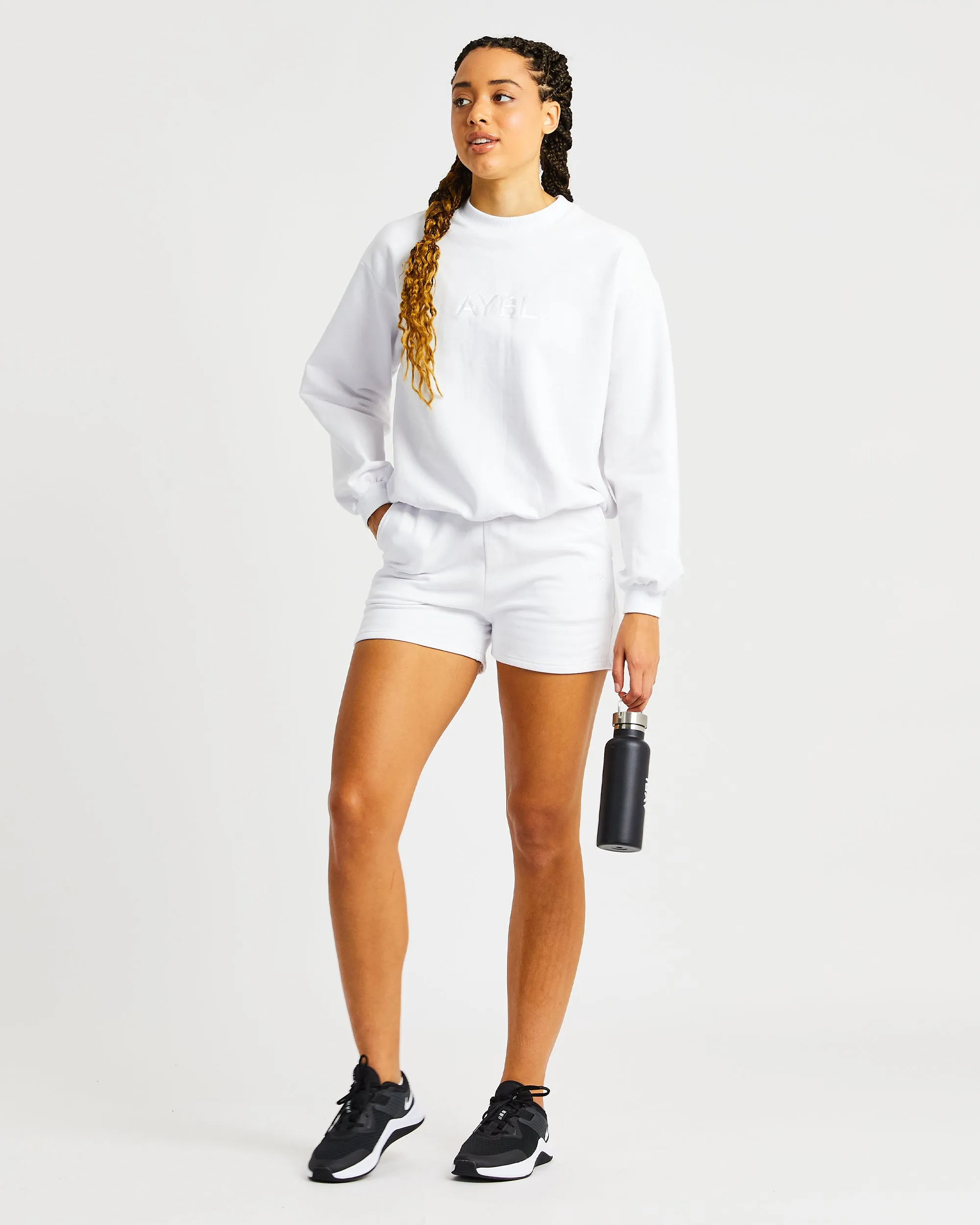 Everyday Relaxed Shorts - White