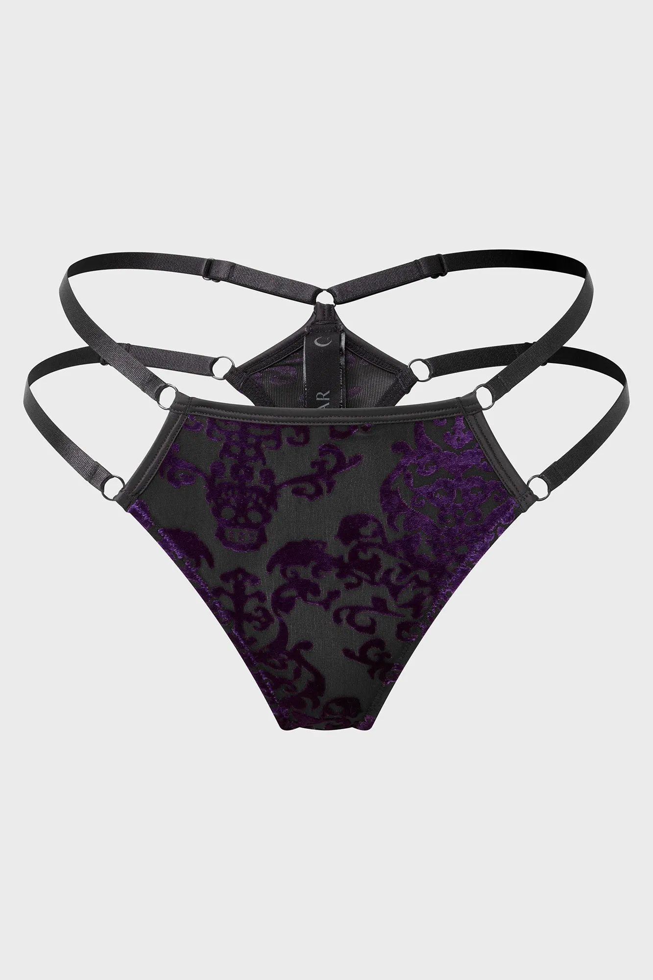 Fang Burnout Velvet Panty