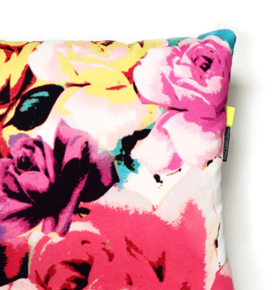 Flowers And Roses | Velvet Cushion