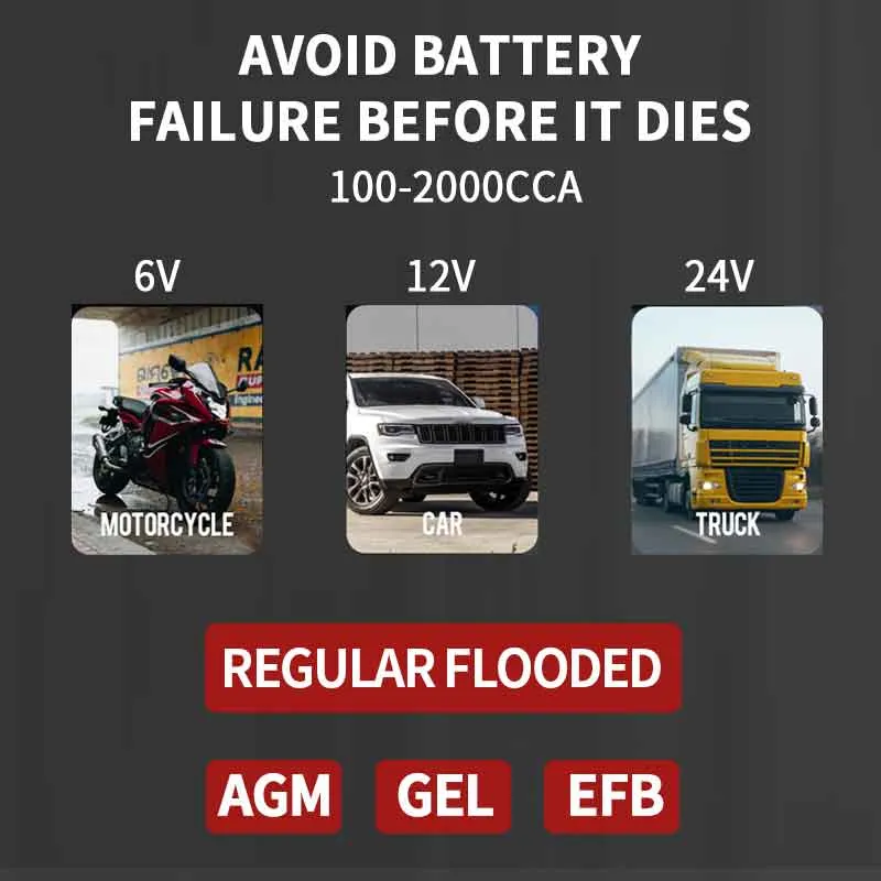 Foxwell BT780 Battery Analyzer Supports Start-Stop System Test With Built-in Thermal Printer