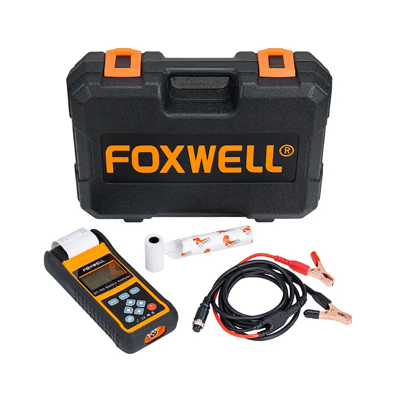 Foxwell BT780 Battery Analyzer Supports Start-Stop System Test With Built-in Thermal Printer