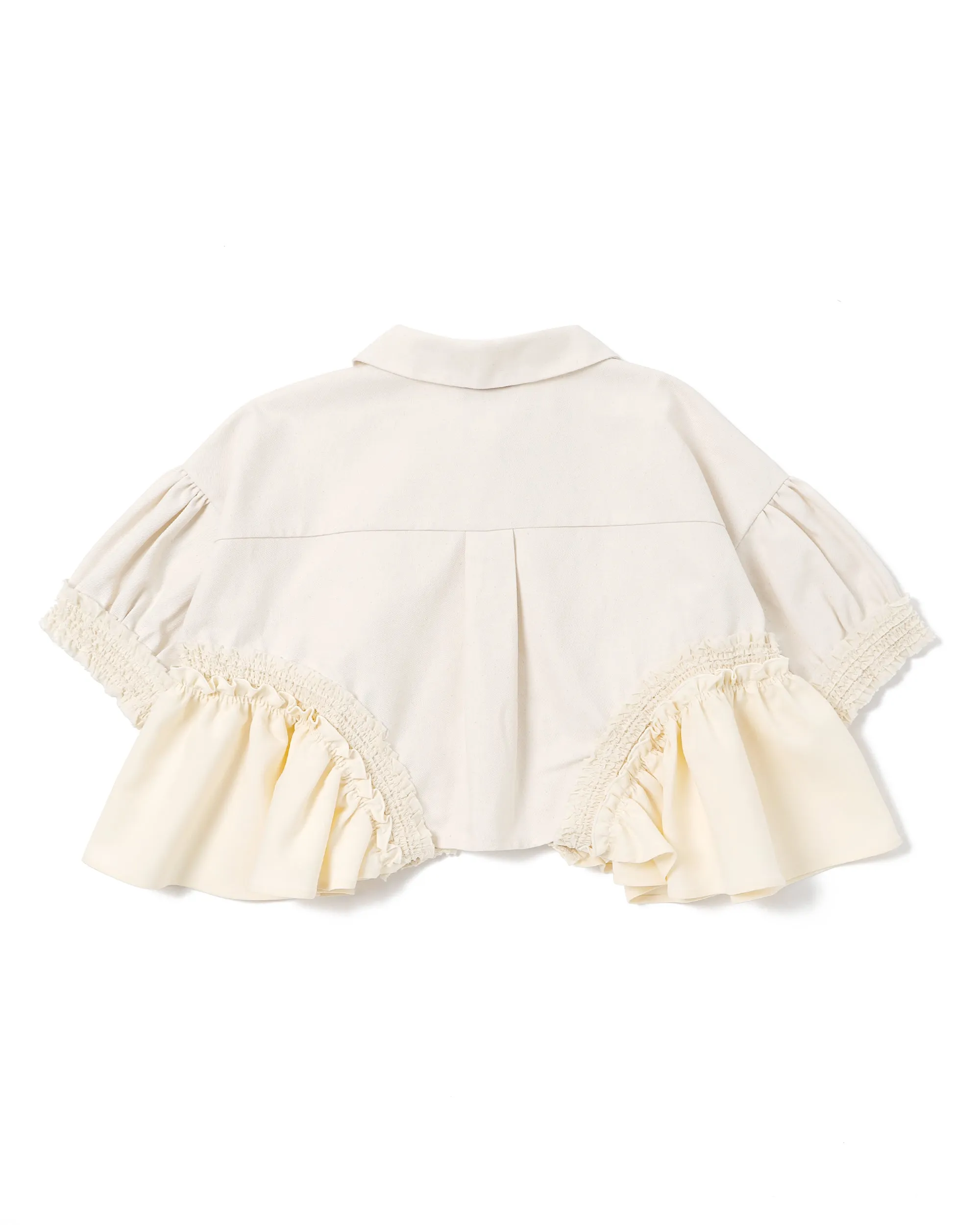 Frill short jacket