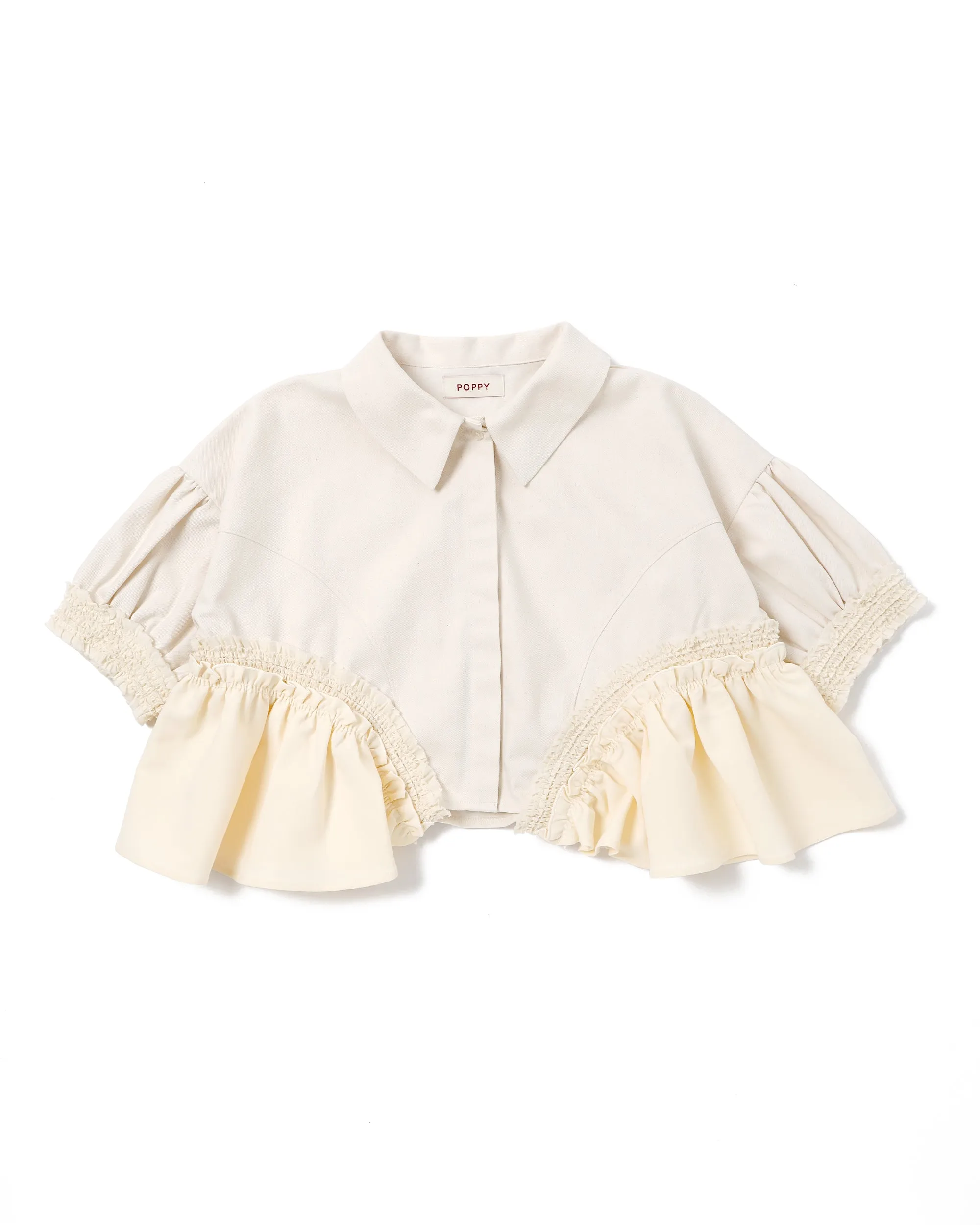 Frill short jacket