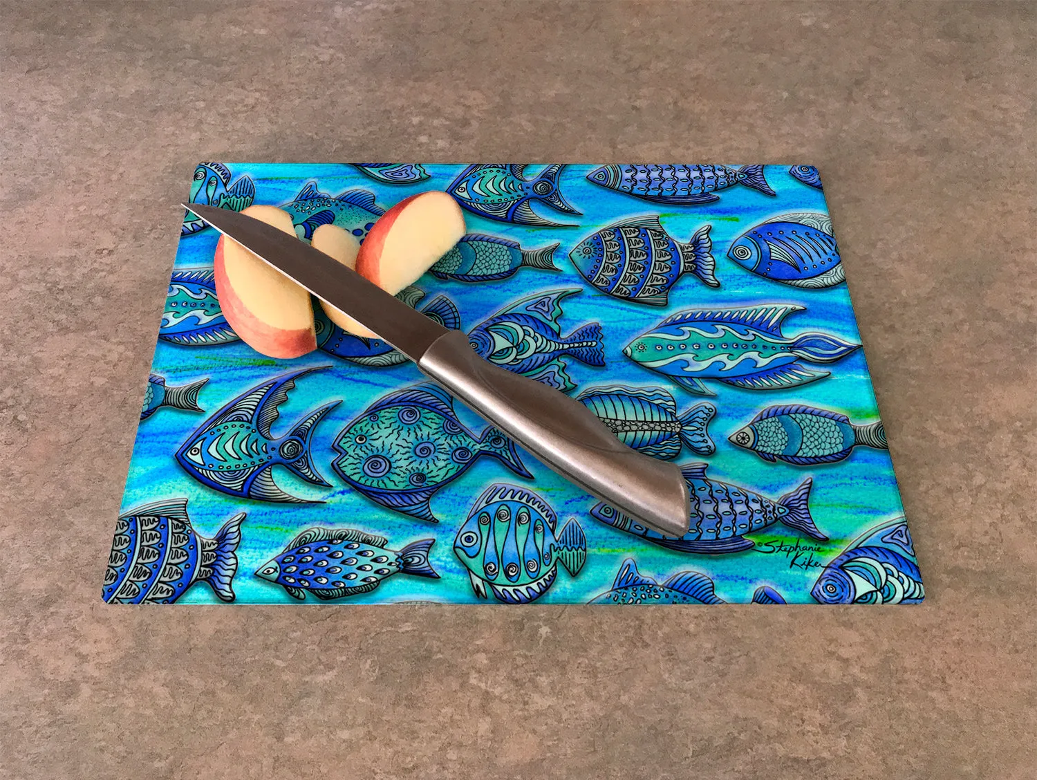 Funky Fish Cutting Board