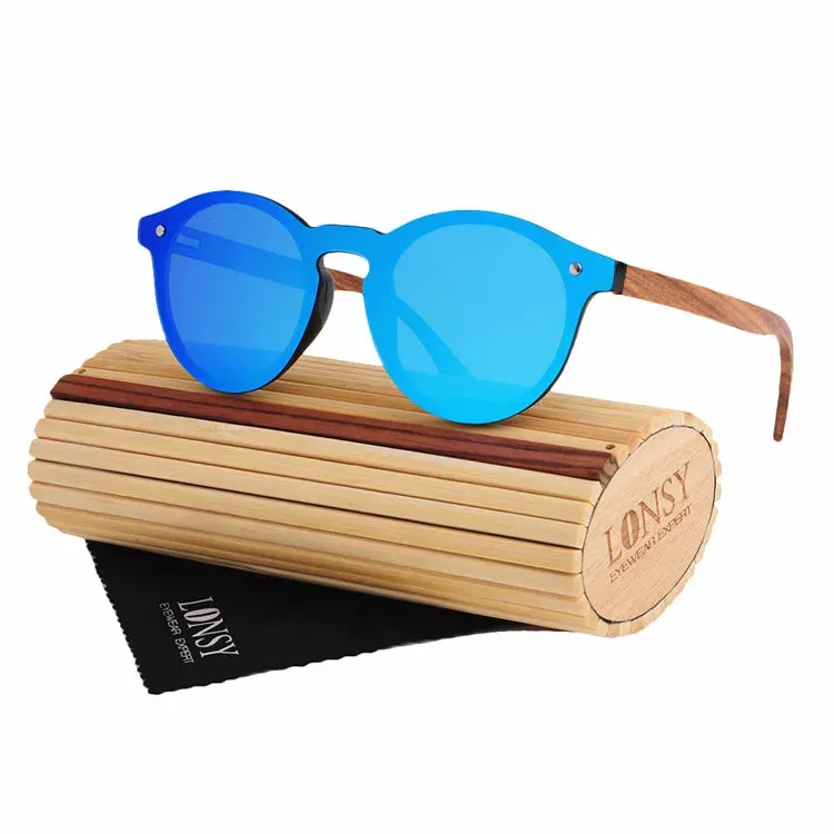 Funky Handmade Bamboo Multi-Colour Sunglasses for Women