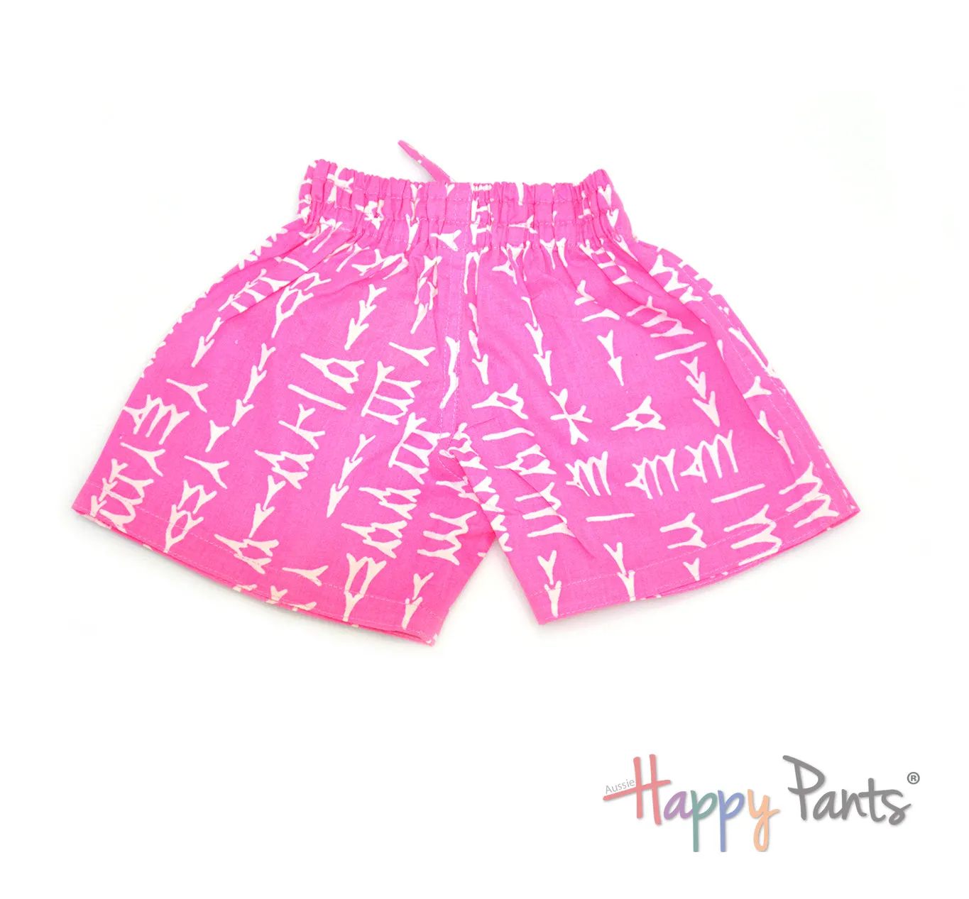 Funky Tracks Pink Shorts for Boys