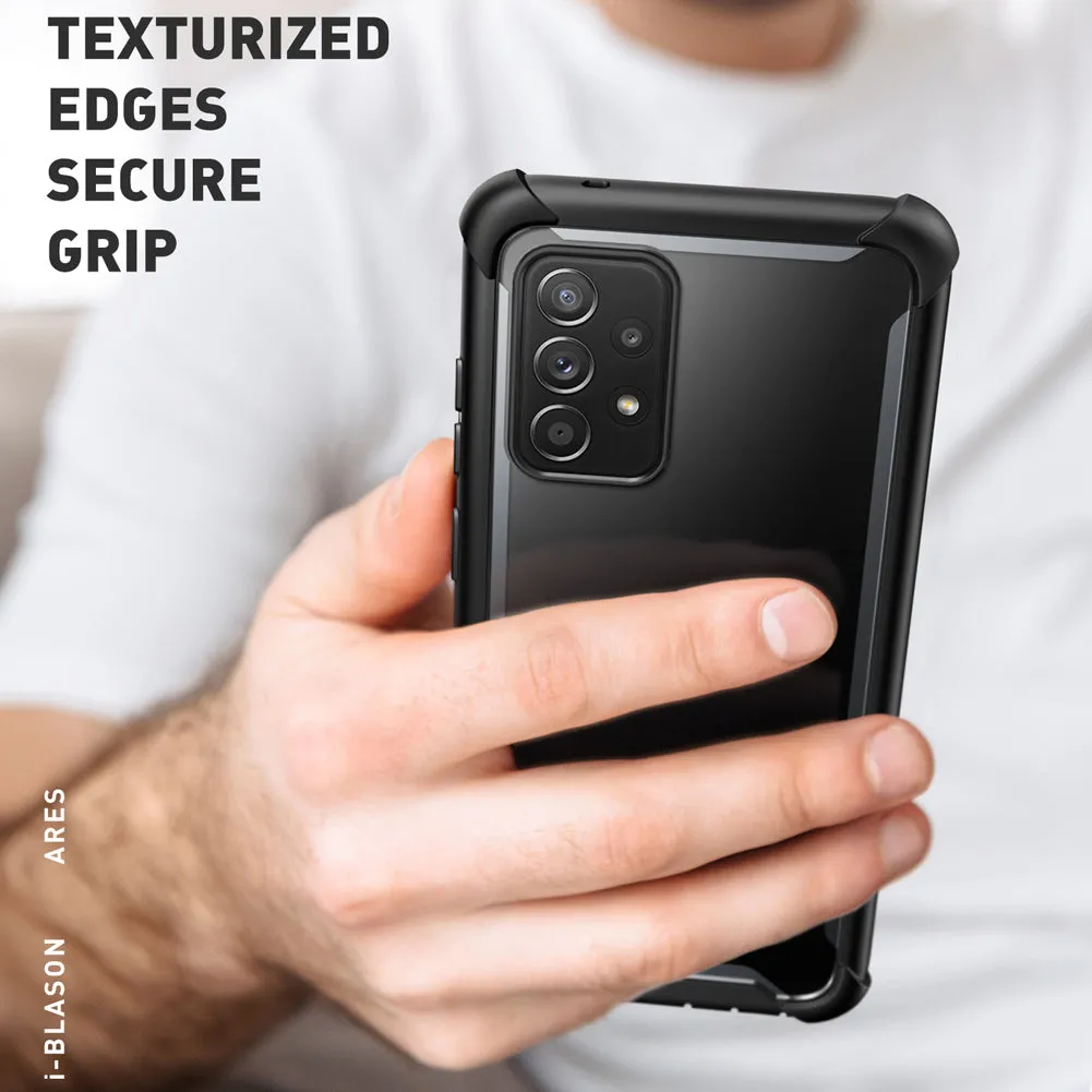 Galaxy A52 Ares Clear Rugged Case - Black